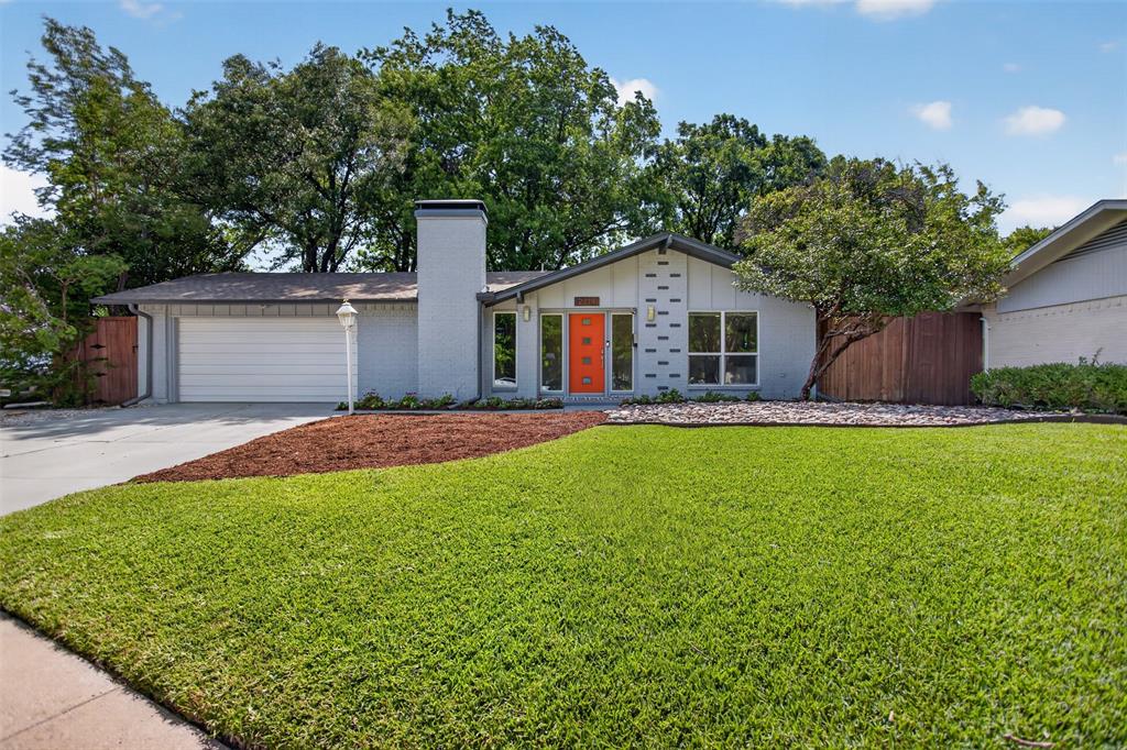 Step into timeless charm and modern comfort in this beautifully maintained mid-century home nestled on a quiet cul-de-sac in East Dallas. Featuring 3 spacious bedrooms, 2 updated bathrooms, and a 2-car garage, this home offers an open-concept floor plan designed for today's lifestyle. Wood-look and tile flooring flow throughout the home, providing both style and durability with no carpet to maintain. The heart of the home is the inviting kitchen, complete with granite countertops, ample cabinetry, and seamless sightlines to the living and dining areas—perfect for entertaining family and friends. Large windows fill the home with natural light while showcasing views of the stunning backyard. Outside, you'll discover a true backyard retreat. Mature shade trees create a park-like setting, offering exceptional privacy, beauty, and plenty of space for relaxing, gardening, or hosting outdoor gatherings. The oversized cul-de-sac lot provides a peaceful setting rarely found in the city. Located minutes from all of your East Dallas favorites—including White Rock Lake and the Dallas Arboretum—this home places you near multiple everyday conveniences. Enjoy outdoor recreation at White Rock Lake and easy access to shopping, dining, and neighborhood favorites around Casa Linda Plaza and the Buckner & Gaston corridor. With convenient access to Northwest Highway, I-30, and I-635, commuting throughout the Metroplex is a breeze while still enjoying the charm and character of one of Dallas' most sought-after areas. Don't miss the opportunity to own this exceptional mid-century gem that perfectly combines classic character, modern updates, and an unbeatable East Dallas location.