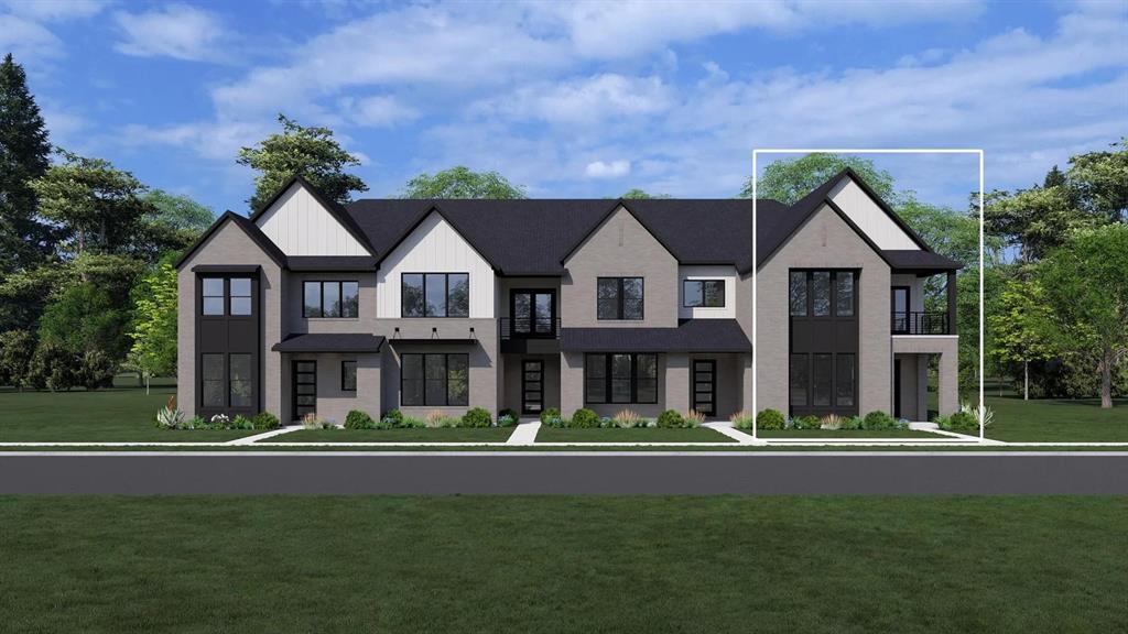 MLS# 21021826 - Built by Drees Custom Homes - Mar 2026 completion! ~ This stunning contemporary townhouse in the sought-after Ridgeline Towns subdivision offers 2,436 square feet of modern living space on a CORNER LOT. Featuring 3 spacious bedrooms, each with en-suite access to 2 full and 1 half bath, this home is designed for comfort and convenience. The open floorplan showcases a stylish eat-in kitchen with an island and pantry, flowing seamlessly into the inviting living area.  Enjoy the luxury of double vanities, walk-in closets, and decorative lighting throughout. Outdoor living is enhanced with a covered patio, balcony, and beautiful surroundings, including trees and a greenbelt. Built with ENERGY STAR certified heating and cooling systems, this home is both efficient and eco-friendly. With a 2-car garage and extra carport spaces, parking is never an issue. Located within the McKinney ISD, this home makes it an ideal opportunity for future buyers.