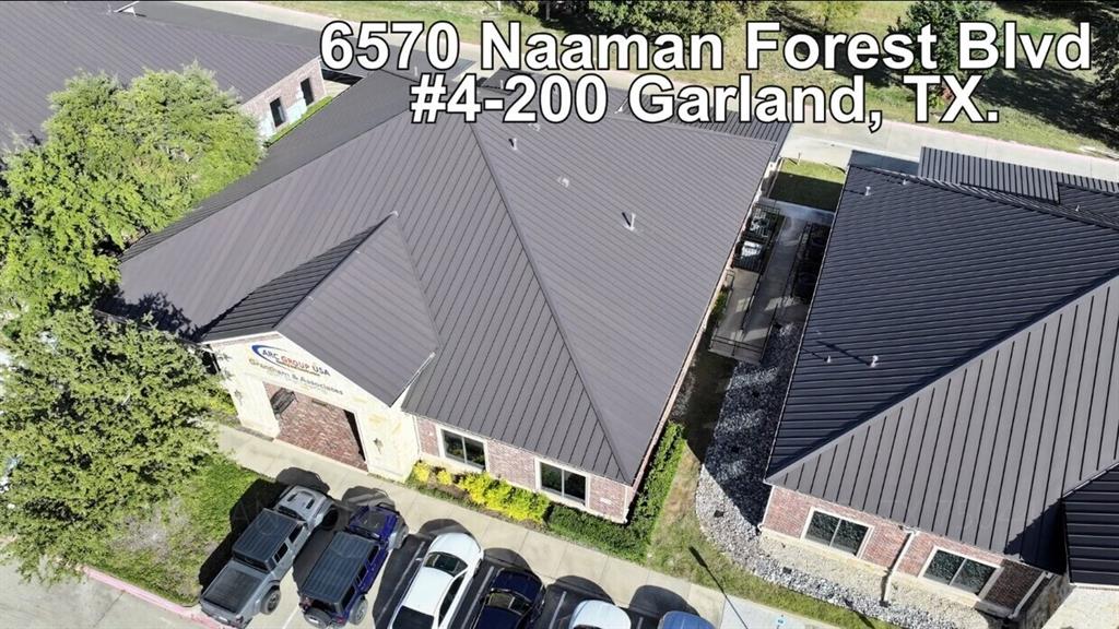 Turnkey Executive Office Condo Furnished with Custom Finishes
6570 Naaman Forest Blvd #4-200, Garland, TX 75044

Discover the perfect blend of professional sophistication & natural tranquility in this negotiated furnished executive office condo, featuring custom wood furniture, premium finishes, where the rear entry offers a serene greenbelt. Located in the prestigious Shoal Creek Office Plaza. With easy access that minutes to President George Bush Turnpike (PGBT) and US Highway 75 (Central Expwy.) ……this property offers a rare opportunity to own a move-in ready office designed with productivity & comfort in mind located in a busy well-known area of Garland Tx. right off of Campbell Rd. & President George Bush Turnpike.  It's a MUST SEE property..!!

Property Features:
Size: 3,314 SF, 1 Story

Private Offices: 7 executive & staff offices, fully furnished with custom wood desks, shelving, & cabinetry.
Boardroom: Elegant & ideal for client meetings & team strategy sessions.
Reception-Sitting Area: Front reception area.
Kitchen-Breakroom: Fully equipped breakroom.
Workroom: Large central work area perfect for collaborative tasks & printing.
Storage: 2 oversized storage rooms with built-in shelving.
Restrooms: 2 spacious private bathrooms.
Parking: Front visitor parking plus rear covered reserved parking for staff or executives.
Setting: Property backs to a lush greenbelt & nature area.

Additional Highlights:
Furnished – Beautiful furniture & decor throughout the office. Certain furniture & decor items sellers will not convey.
Exceptional Layout – Thoughtfully designed floorplan supports both quiet productivity & team collaboration.
Turnkey Ready – Ideal for law firms, financial services, medical practices, consulting groups, or other professionals.
Prime Location – Conveniently located in North Garland with proximity to Richardson’s Telecom Corridor & major roadways.
Contact Barb Cole today to schedule a tour. This property is for SALE or LEASE.