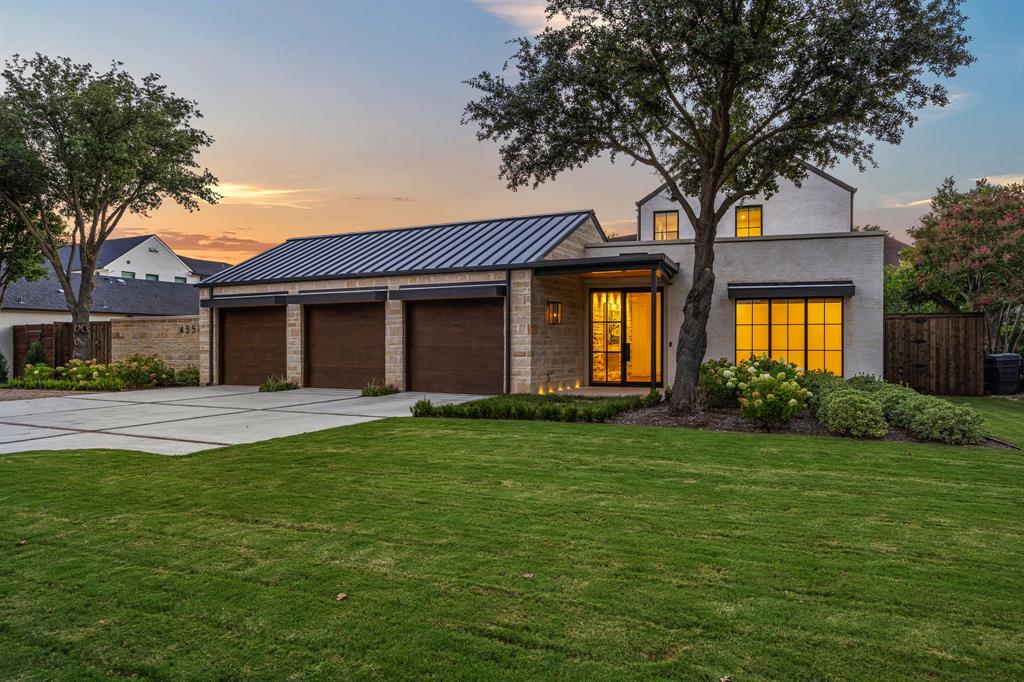 Located within an established Preston Hollow pocket full of newer homes each with a unique design. The neighborhood was developed in the 1950's and is well established with almost all of the originals replaced with custom bespoke homes. This residence offers a seamless, sophisticated floor plan designed for both high-end entertaining and tranquil daily living. The interior is a masterclass in organic luxury, featuring a palette of limestone, plaster, and hand-molded tiles, while expansive art walls and thoughtful lighting cater to the serious collector. The chef’s kitchen serves as the home's centerpiece, boasting Mykonos stone, a prep island with refrigeration drawers, and a working pantry equipped with dual ice makers and specialized storage. The primary suite is a true sanctuary, occupying its own wing on the main level with expansive pool views and a spa-inspired bath. An outdoor experience awaits with a large pool + spa, expansive living + dining areas with patio screens, outdoor kitchen + outdoor shower + outdoor bath for all seasons enjoyment. Split away from the primary is 1 additional downstairs bedroom and full bath. Also on the ground level are a family room, dining area, full laundry room, efficient mud area, multiple closets and storage. Overall approx. 60% of the square footage is downstairs. Upstairs has 2 large bedrooms located on 1 wing each with en-suite baths + large closets with tremendous storage. 1 add'l guest bedroom and bath are on the other wing. Multiple living areas and flex spaces for individual needs. Other features include a fully turfed backyard, epoxy garage floor and 3 spaces, lush landscaping, app controls, video cameras and window shades. Expansive glass walls allows for soothing visuals of beautiful landscaping and a calming pool as your own personal resort. This premier location offers easy access to elite schools, grocers, dining, retail and shops. The home comes with various maintenance and service plans + warranties