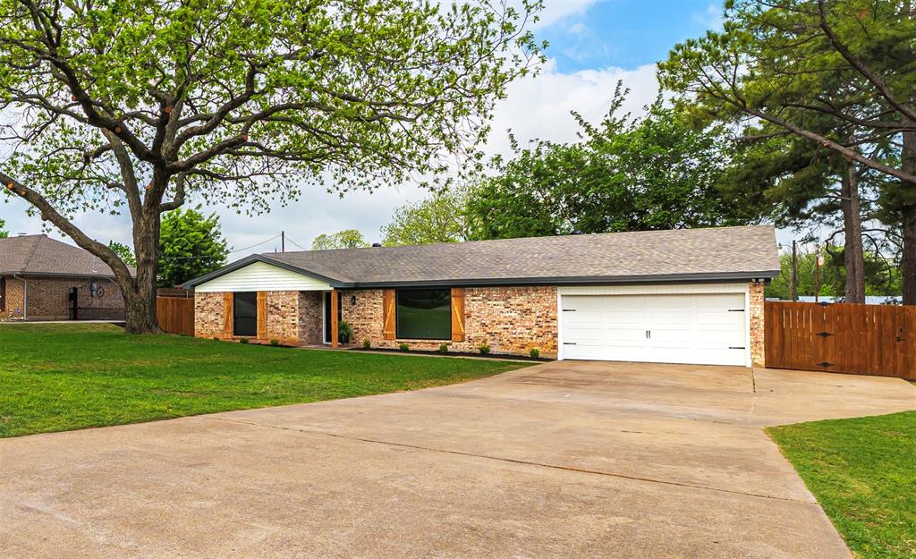 $5000 Toward Rate Buy Down or Closing Costs with acceptable offer!! Fully remodeled and move-in ready, this stunning 2,240 sq ft home sits on a full acre just 3.5 miles from downtown Burleson! Inside, you’ll find a thoughtfully updated interior featuring all-new LVP flooring throughout with fresh carpet in the three bedrooms, along with new paint inside and out. The kitchen shines with brand-new, high-end GE stainless steel appliances, all-new cabinetry, and a large added walk-in pantry with custom shelving. Enjoy abundant natural light from two oversized picture windows—one in the kitchen nook and another in the versatile front bonus room, perfect for a home office, formal dining, or flex space. Additional upgrades include a full-size laundry room with upper and lower cabinets, all new interior and exterior doors, modern lighting and fans, updated plumbing and fixtures, and a completely new HVAC system with smart Nest thermostat. Exterior improvements include new fencing with a large swing gate, refreshed landscaping, two updated storage sheds, and a new garage door with smart wireless opener. A rare combination of space, upgrades, and location—don’t miss it!