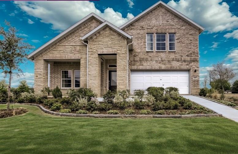 Fantastic opportunity to own a FULLY FURNISHED MODEL HOME loaded with designer upgrades! Premier homesite overlooking the community fishing pond and pier! Luxurious and functional, the Brodie plan boasts ample space to suit your lifestyle. An open-concept layout on the main floor features a study off the foyer, and then beyond, a well-appointed kitchen—complete with a center island and walk-in pantry—that overlooks an expansive dining and great room area with patio access. The secluded owner's suite sits at the back of the home, providing a spacious retreat with an attached bath and walk-in closet. The second floor features three secondary bedrooms—all with walk-in closets and one with an en-suite bathroom—a large loft area, and a full hall bath. Enjoy fantastic community amenities and lifestyle features at a 2.2 tax rate! No MUD or PID, and just walking distance to OB Johnson Elementary located within the community!