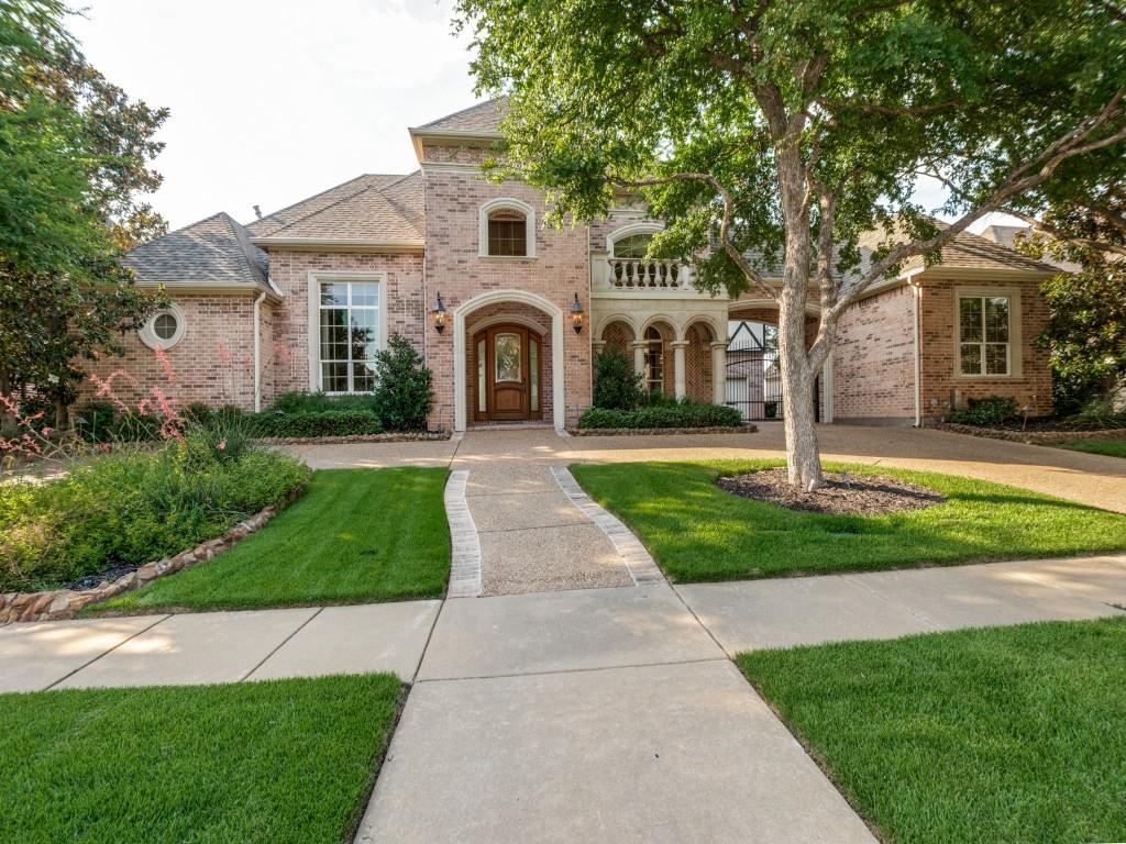 Experience unparalleled luxury in this magnificent 5 bedroom, 5.5-bath estate nestled within the prestigious Stonebridge Ranch community. Blending timeless elegance with exceptional functionality, this custom residence is designed for sophisticated living and grand-scale entertaining.A stately porte-cochère welcomes guests to the impressive motor court. Inside, rich architectural details, soaring ceilings, and expansive living spaces create an atmosphere of luxury throughout. The thoughtfully designed floor plan includes a distinguished home office, an elegant formal dining room, multiple living areas, and a private fitness room.The chef's kitchen is a culinary masterpiece featuring a Sub-Zero refrigerator, three ovens, an exorbitant amount of custom cabinetry, expansive prep space, and SS appliances. Adjacent entertaining spaces include a stylish wet bar complete with a UC wine refrigerator, creating the perfect setting for hosting.Retreat to the luxurious primary suite while 5 additional bedrooms, 3 with en-suite baths, provide exceptional comfort and privacy. Balcony and a spacious terrace offer tranquil outdoor escapes and picturesque views of the Signature Hole of the SRCC Pete Dye Golf Course.The backyard is a true sanctuary, showcasing beautifully landscaped gardens, a charming gazebo, with a welcoming fire pit, designed for year-round enjoyment. Whether entertaining under the stars or enjoying a quiet evening outdoors, the grounds provide an exceptional extension of the home's living space. Residents enjoy access to Stonebridge Ranch's renowned HOA amenities, including resort-style pools, the Beach Club, tennis and pickleball courts, parks, playgrounds, scenic lakes, miles of walking and biking trails, golf nearby.Ideally located near highly rated McKinney schools, premier shopping, dining, and major thoroughfares, this extraordinary residence offers an unmatched combination of luxury, convenience, and lifestyle in one of DFW's most coveted communities.