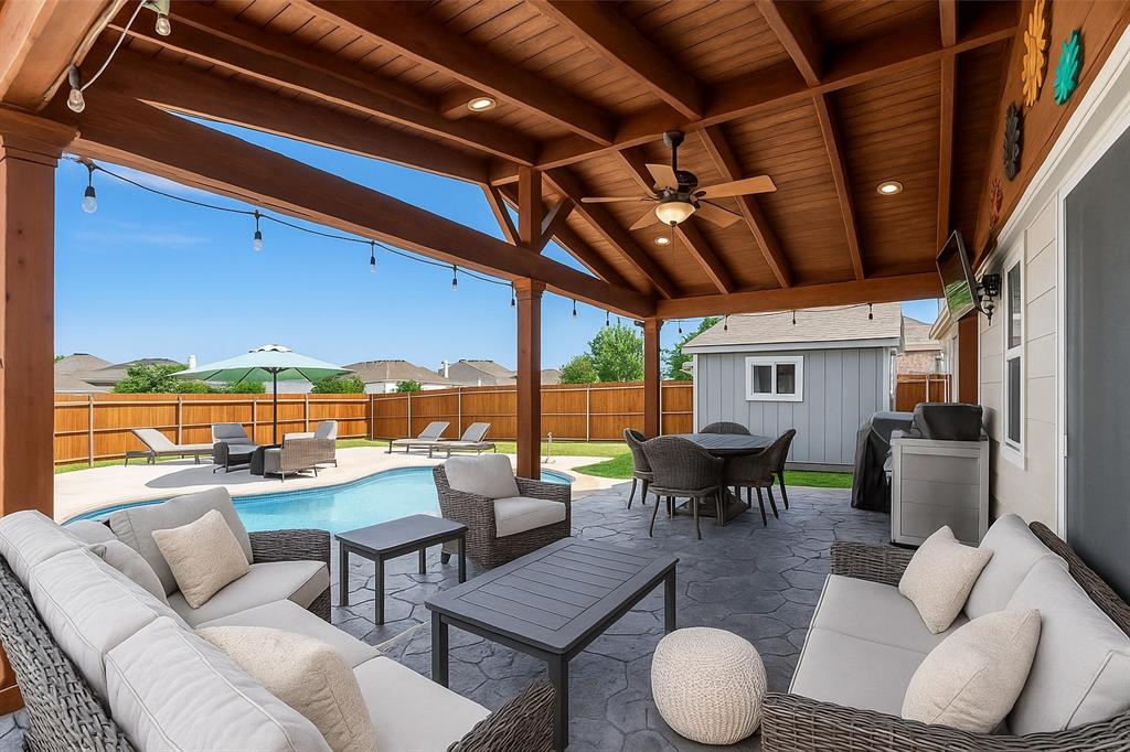 MOTIVATED SELLERS! RARE GREENBELT LOT WITH SALTWATER POOL IN KELLER ISD!

This is the opportunity buyers have been waiting for. Welcome to 12644 Mourning Dove Lane in the highly sought-after Timberland community. Offering approximately 2,907 square feet, 4 bedrooms, 3 full baths, 2 half baths, and one of the most desirable lots in the neighborhood, this home combines privacy, space, and lifestyle.

Homes backing to a greenbelt are rare, and finding one with a sparkling saltwater pool makes this property even more special. With no rear neighbors, you’ll enjoy peaceful views and a level of privacy that is becoming increasingly difficult to find.

Inside, you’ll find a beautifully maintained, move-in ready home featuring wood flooring, updated fixtures, a tankless water heater, and a spacious floorplan designed for everyday living and entertaining. The large family room flows seamlessly into the kitchen, which offers abundant cabinetry, generous counter space, and an open layout perfect for gatherings.

Upstairs, a massive 20x19 game and media room with a dry bar provides endless possibilities for movie nights, game days, a home theater, pool table, or second living area.

The private primary suite features dual vanities, a soaking tub, separate shower, and a large walk-in closet, creating the perfect retreat at the end of the day.

Step outside and enjoy your own backyard oasis featuring a covered patio, sparkling saltwater pool, and beautiful greenbelt views. Whether entertaining guests or relaxing after work, this outdoor space is designed to be enjoyed year-round.

Conveniently located near shopping, dining, parks, major commuter routes, and award-winning Keller ISD schools, this home offers an exceptional combination of location, condition, privacy, and value.

The sellers are highly motivated and ready to consider offers. Don’t miss this rare opportunity to own a greenbelt home with a saltwater pool in Keller ISD!