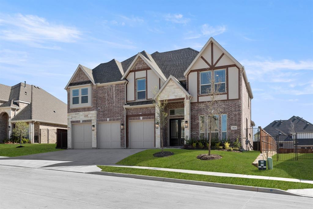 MLS# 21141271 - Built by First Texas Homes - Ready Now! ~ Discover this stunning 5-bedroom, 4-bath home offering 3,977 square feet of luxurious living space. Enter through elegant double front doors and be greeted by a grand curved staircase. Enjoy seamless indoor-outdoor living with an expansive covered patio and porch, perfect for entertaining. The spacious 3-car garage provides ample storage and convenience. Don’t miss your chance to own this exceptional home—schedule your tour today!
