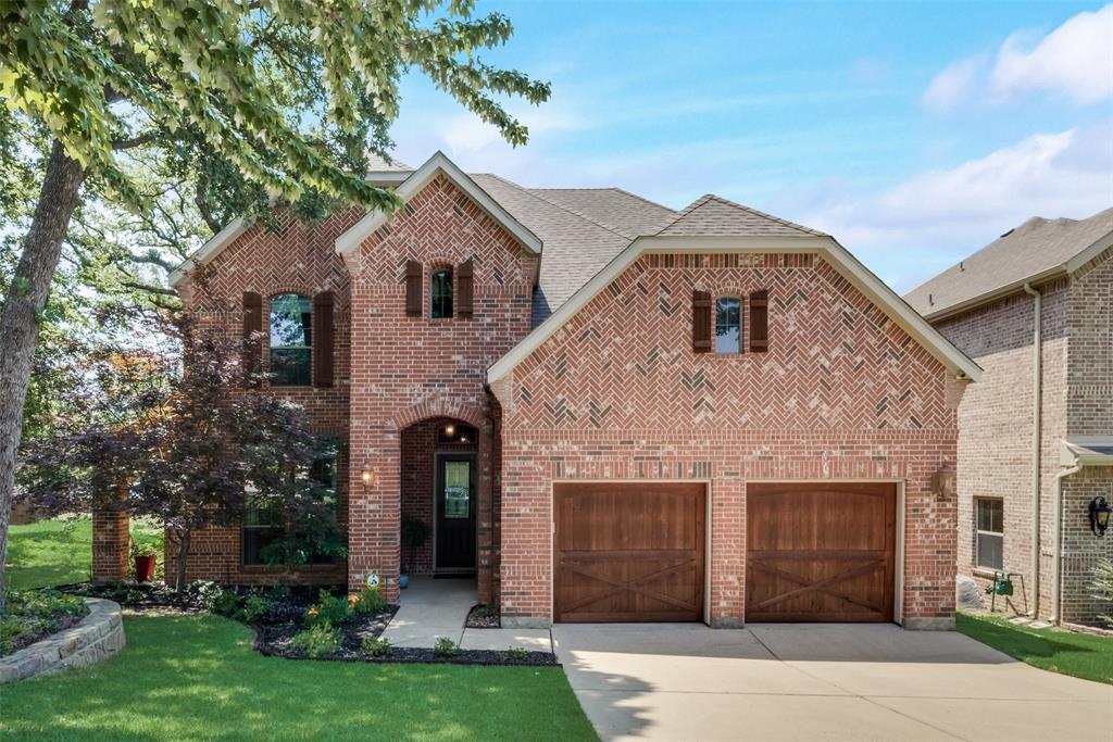 Owner pride throughout and very well-maintained. Gorgeous custom home is nestled amongst mature landscaping & shade trees located in Denton's highly sought after Thistle Hill Estates. The backyard deck is amazing. This private living space is great for grilling, entertaining friends & family and or relaxing with a cup of morning coffee. Open & bright floor plan with vaulted entry leads to home office, a wrought iron grand stairway & catwalk overlooking the first floor. The gourmet kitchen boasts double ovens, gas cooktop, prepping island, walk in pantry and views of the backyard. The upstairs layout is fantastic for multi-generational living with another master bedroom with its own en-suite full bath, 22x19 game room with wet bar and 2 more bedrooms that share a Jack & Jill full bath.  Backyard storage shed conveys with sale. Only 1 mile to Lake Forest Park with lots of amenities, including a dog park, dog station, incredible playground, lake, trails and pavilion. Custom drapes convey.