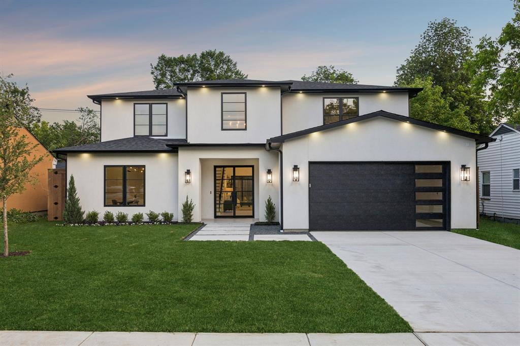 Open House Saturday June 27th 12-2pm. Experience elevated new construction in the exclusive Midway Hollow neighborhood of Dallas. This 4-bedroom, 3.5-bath modern residence showcases refined craftsmanship and designer finishes throughout a thoughtfully designed two-story floor plan. Features include Mediterranean smooth hand trowel finish, solid core doors, custom millwork, white oak engineered wood floors, natural stone countertops, arched pass-throughs, and a Venetian plaster fireplace. The gourmet kitchen is outfitted with a Bertazzoni 6-burner gas range, 42 inch built-in refrigerator, drawer microwave, custom range hood, and undermount single-bowl sink. Additional upgrades include spray foam insulation, tankless water heater and pre-wiring for smart home capabilities. Step outside through the slider patio door to a covered patio, ideal for seamless indoor-outdoor living. Full cinematic tour available on YouTube — search 3724 Highgrove Drive Dallas to view.