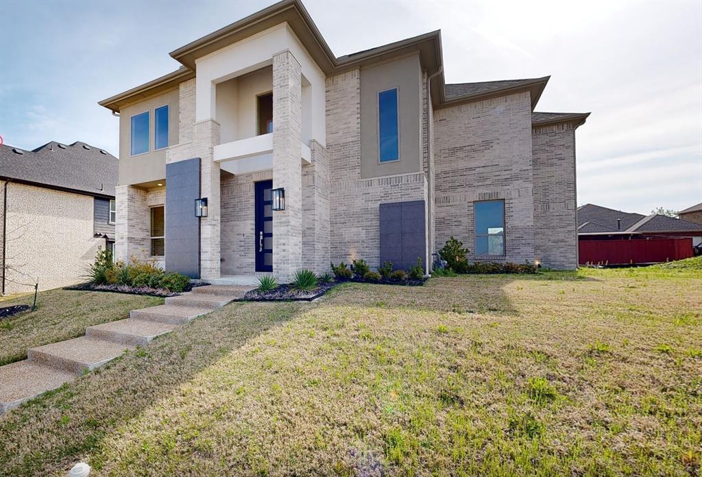 This Brand new never lived in MODEL home LOADED WITH UPGRADES and designed by designer. Pained through out, two tone kitchen with designer cabinets.  see it to believe this dream home. This Home offers a spacious and contemporary model known as the Emerald. This model is a stunning mixture of traditional comfort and cutting edge design. It is roomy and elegant with open concept living spaces boasting with premium finishes. The primary bedroom is located downstairs. The primary bathroom includes dual sinks, an oversized shower, a luxury free standing tub, and a fantastic closet. On the first floor you will also find the family room, kitchen, and dining area with plenty of space as well as natural light. The upstairs includes three additional bedrooms with their own full bathroom, and a second living area. The home also comes standard with a walk-in pantry, butler's pantry, oversized windows and front door, and 20' ceilings. The office space is located at the front of the home. If you do not need an office, that space can be used to fit another need.