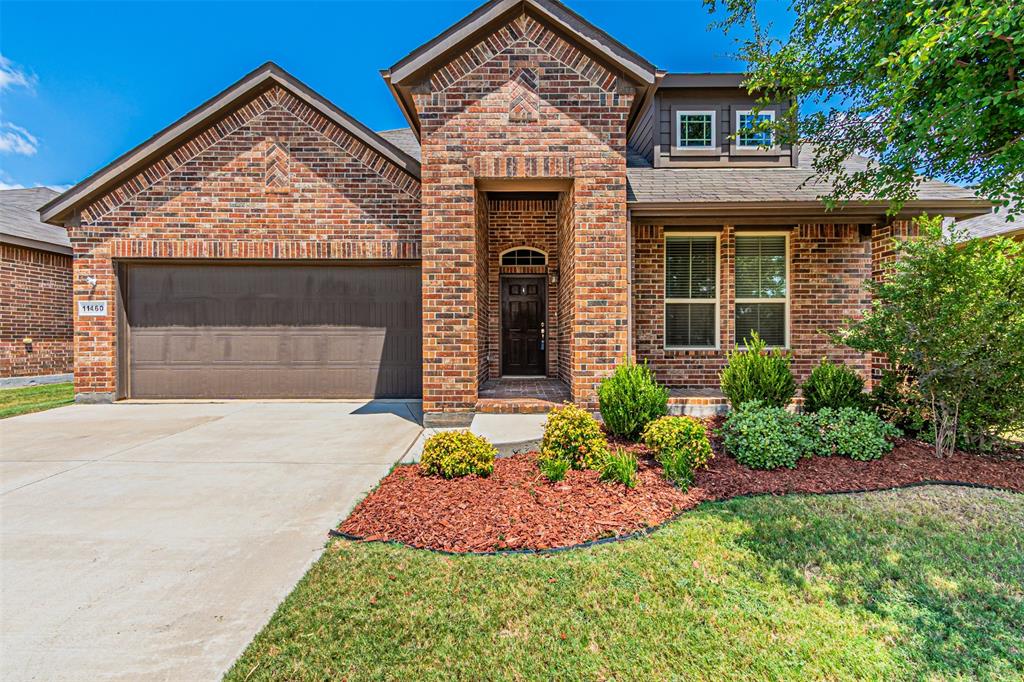 Welcome Home!!! Extra upstairs 5th bedroom.  This spacious and versatile home in the desirable Dorado Ranch community within the stellar Northwest ISD School System. Built in 2017, this 2,525 sq ft single-family residence offers 4 bedrooms and 3 full bathrooms, ideal for multi-generational living or growing families. Open-concept gourmet kitchen with granite countertops, Frigidaire stainless steel appliances, and a large island with breakfast bar. Master suite features dual vanities, a garden tub, separate shower, and a huge walk-in closet. Tile and carpet flooring throughout, vaulted ceilings, and decorative lighting. Flexible upstairs space perfect for a media room, playroom, or second owner's suite. Easy access to I-35W and Alliance Town Center. This home combines comfort, style, and convenience in one of North Fort Worth’s thriving neighborhoods.