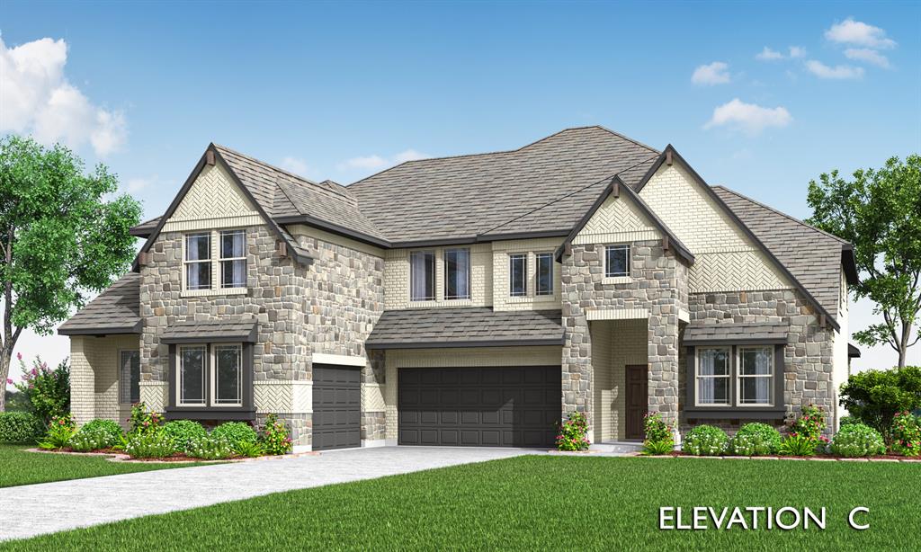 Brand New! Never Lived In! This Lily II by Bloomfield Homes offers 4 bedrooms, 4.5 bathrooms, gameroom, media room, study, and formal dining. Situated in the desirable Coyote Crossing community, this beautifully designed home showcases an open-concept layout with upscale finishes throughout, including a Deluxe Kitchen with quartz countertops, a large walk-in pantry, and ample cabinetry that flows seamlessly into the expansive family room highlighted by soaring vaulted ceilings and a dramatic floor-to-ceiling fireplace with a cedar mantel, creating a stunning focal point for both everyday living and entertaining; 2-inch faux wood blinds add comfort and privacy throughout, while the spacious primary suite features a large walk-in closet and well-appointed ensuite bath, complemented by generously sized secondary bedrooms offering flexibility for guests or family, plus inviting outdoor living spaces including a covered front porch and an impressive 8' front door enhancing curb appeal, all designed with quality craftsmanship and modern finishes throughout. Visit Bloomfield Homes today at Coyote Crossing to tour this gorgeous Lily II.