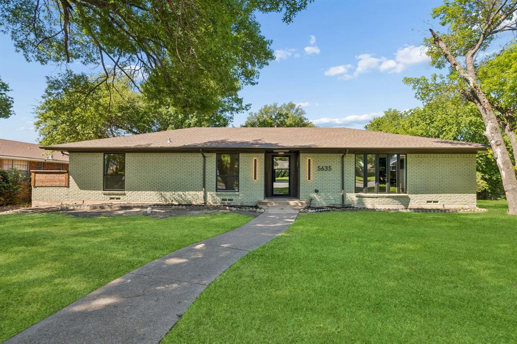 Perched within the enclave of Highland Oaks, this fully reimagined residence showcases a premier investor renovation blending modern design with thoughtful functionality. The open-concept layout was intentionally redesigned, removing walls to create seamless flow between the living, dining, and kitchen spaces while maximizing natural light and everyday livability.
Luxury vinyl plank flooring runs throughout the home, complemented by a neutral modern color palette, recessed LED lighting, and updated doors and hardware. The kitchen serves as a true centerpiece, featuring a large island with cabinetry on both sides, soft-close cabinetry, Decorative upgraded exhaust and lighting (Wait until you see this vent hood!), a 36-inch commercial-style gas range with six burners, and a large window overlooking the expansive backyard.
The home offers five well-proportioned bedrooms and three updated bathrooms, each thoughtfully reconfigured to enhance accessibility and flow. Bathrooms include modern finishes, recessed lighting, and dedicated storage. Ceiling fans and recessed lighting have been added throughout the bedrooms, with custom closet features in select rooms.
Exterior enhancements include refreshed paint, modern lighting, improved concrete walkways, privacy fencing, and added landscape lighting. Mechanical improvements include relocation of the HVAC system to the attic, improving both functionality and storage efficiency.
Situated on an expansive lot in an established neighborhood, this move-in-ready property offers modern comfort, clean architectural lines, and long-term value in a desirable Dallas location.