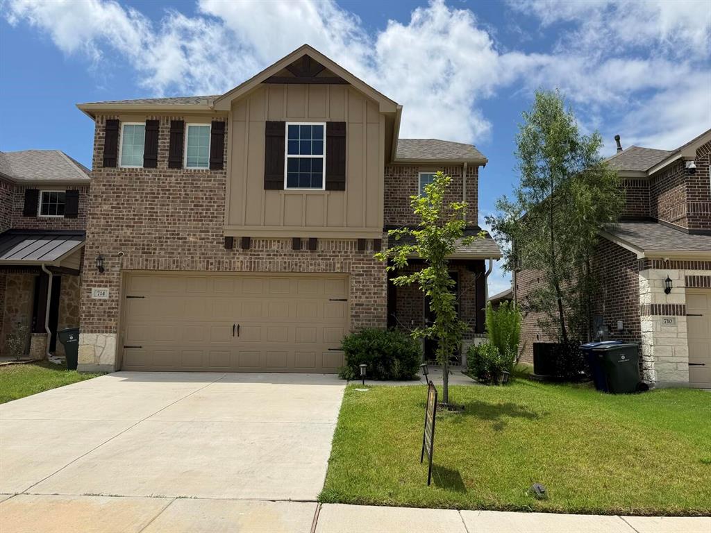 LOCATION! LOCATION! LOCATION! This stunning 2023-built home offers the perfect mix of style, comfort, and convenience— Bridgewater in Garland and  just within walking distance to I-30 for an easy commute.
Step inside to a bright, open layout with soaring ceilings and natural light throughout. The main floor features a private office with French doors, plus a spacious living and dining area that flows into a modern kitchen with a large island, quartz countertops, and stainless steel gas appliances. Refrigerator, washer, and dryer are all included—move-in ready!
Upstairs, enjoy 3 spacious bedrooms, a versatile loft, and 2.5 baths across 2,179 sq ft. Premium upgrades, smart home features, and elegant touches like tray ceilings add to the appeal.
Located in a top-rated A+ school district and close to shopping, dining, and entertainment, this home truly has it all.
Don’t miss out—schedule your showing today!