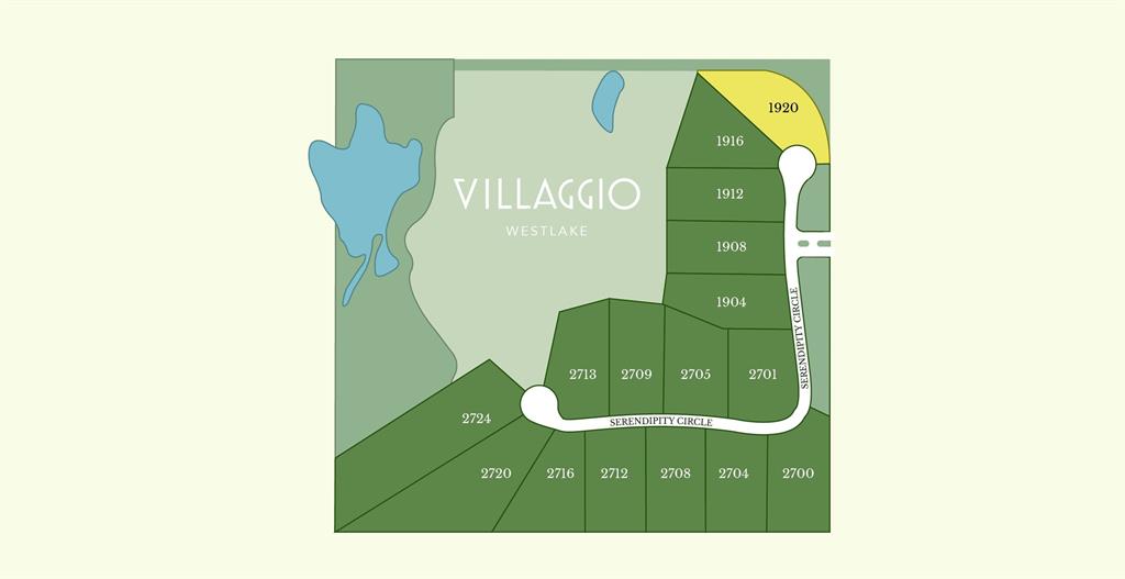 VILLAGGIO! WESTLAKE'S NEWEST EXCLUSIVE GATED COMMUNITY-RESERVE YOUR 1-ACRE HOMESITE NOW! Build your dream home with the highly acclaimed WillowTree Custom Homes on this beautiful cul-de-sac home site! Villaggio is Westlake’s latest luxury home enclave, home to the last 1-acre estate-size lots. Nestled within a tranquil, wooded landscape, this stone entry-gated development is progressing through the construction phase w completion by Q4, 2024! This development features 17 exclusive & expansive homesites. Villaggio is poised to redefine elegant living with the security & privacy of a gated entrance, enveloped by an encircling stone wall. WillowTree is a North Texas custom homebuilder that brings modern technology to the construction process, creating luxury homes as innovative as they are beautiful.  Villaggio is planned to be a boutique neighborhood of excellence in both construction & design with high architectural standards that ensure long-lasting quality.