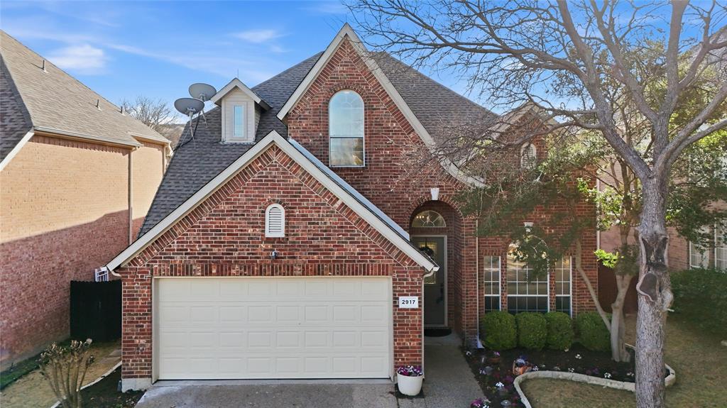 Low Maintenance Luxury Home in Gated Golf-course Community. 
4 Bedrooms , 3.5 Bathrooms , 3,155 Sq. Ft. North Facing. Is
Meticulously maintained custom-built move-in ready home located in the exclusive gated community of Hackberry Creek. This 4-bedroom, 3.5-bath with Primary bedroom downstairs residence offers 3,155 square feet of thoughtfully designed living space with quality upgrades and building science concepts throughout. Open-concept floor plan with soaring ceilings and abundant natural light. Main living areas feature wood and tile flooring, a fireplace, and pre-wired surround sound. The spacious kitchen is equipped with premium KitchenAid appliances, granite countertops, and ample cabinetry. Upstairs features wood flooring and include a large game-media room providing flexible living space. Automated window shades enhance comfort and privacy. Excellent storage options include a finished under-stair storage area and a generous attic space above the two-car garage. Built with efficiency and long-term performance in mind. Features include EV charging capability, solar screens, in-wall insulation, whole-house surge protection, and a professionally installed lightning protection system. Drip irrigation system supports foundation moisture management with no known foundation issues. Access to Coppell ISD through a  open-enrollment program.Updated Kitchen, new paint, new floors, updated Bathrooms,
Professionally landscaped, low-maintenance backyard with mature Magnolia trees, covered pergola with transparent top, upgraded drainage, and dedicated vegetable garden beds with drip irrigation. Located in a secure, gated golf course community with convenient access to major highways, shopping, and dining. Las Colinas HOA is 774.02 Hackberry HOA is 1845.46 for special assessment and Master assessment.SELLERS ARE READY TO REVEW OFFERS! Lightning Protection has been installed at the house.