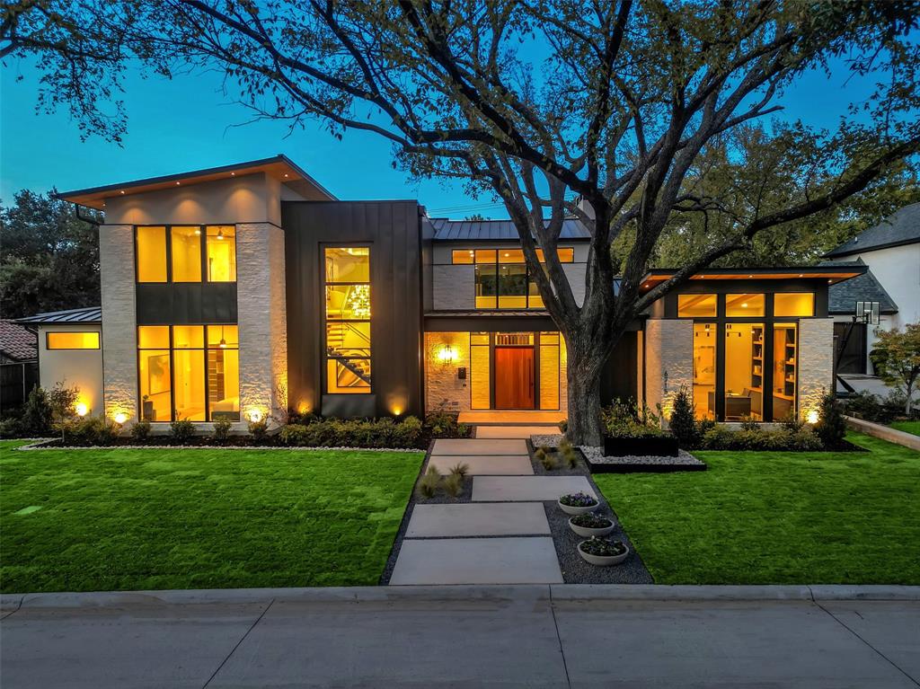 Newly constructed by Twin Oaks Custom Homes, this architectural masterpiece embodies the pinnacle of luxury living. Exceptional materials, exquisite finishes and modern amenities blend seamlessly with the clean lines and contemporary style characteristic of Mid-Century design. Welcome home to 6715 Joyce Way in Dallas, where over 6,000 square feet of unparalleled living space awaits. Meticulous craftsmanship and the utmost attention to detail define this Preston Hollow residence, boasting an abundance of downstairs living space, including first-floor primary and guest en suite bedrooms, office, kitchen, prep kitchen, living room, wet bar and media room. Sophisticated yet intended for living, the home showcases an awe-inspiring canvas of warm colors, wood tones and purposeful design. The long list of luxuries includes an open floor plan, integrated kitchen and living room, professional appliances, outdoor living space, three en suite bedrooms upstairs and a three-car tandem garage.