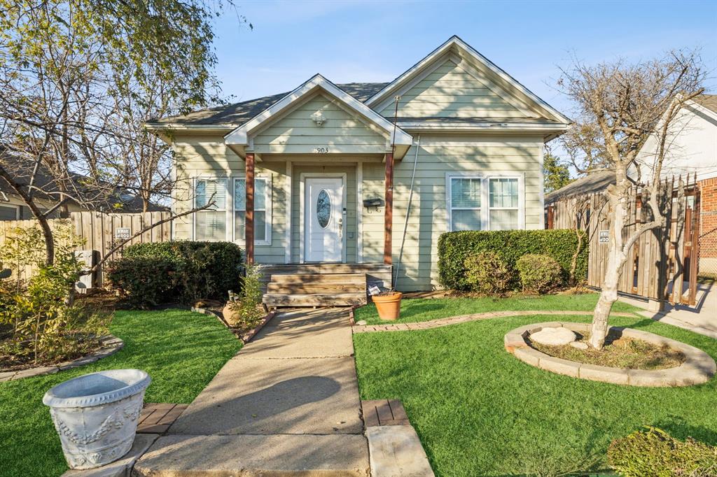 Charming 1920s Fort Worth bungalow thoughtfully updated for modern living. This inviting 3-bedroom, 2-bath home blends period character—original trim details, classic architectural lines, and a warm, timeless feel—with the comfort of today’s upgrades. A bright, open layout connects the spacious living and dining areas, making the home ideal for both everyday living and entertaining.

The kitchen offers ample cabinetry and functional workspace, while both bathrooms have been tastefully refreshed. All bedrooms are generously sized, and the flexible floorplan provides options for a home office or additional living needs. Situated on a well-sized lot, the outdoor space is perfect for relaxing, gardening, or pets. Conveniently located just minutes from Downtown Fort Worth, major highways, parks, schools, and neighborhood amenities.

A beautifully maintained 1920s classic with modern comforts—move-in ready and full of character.