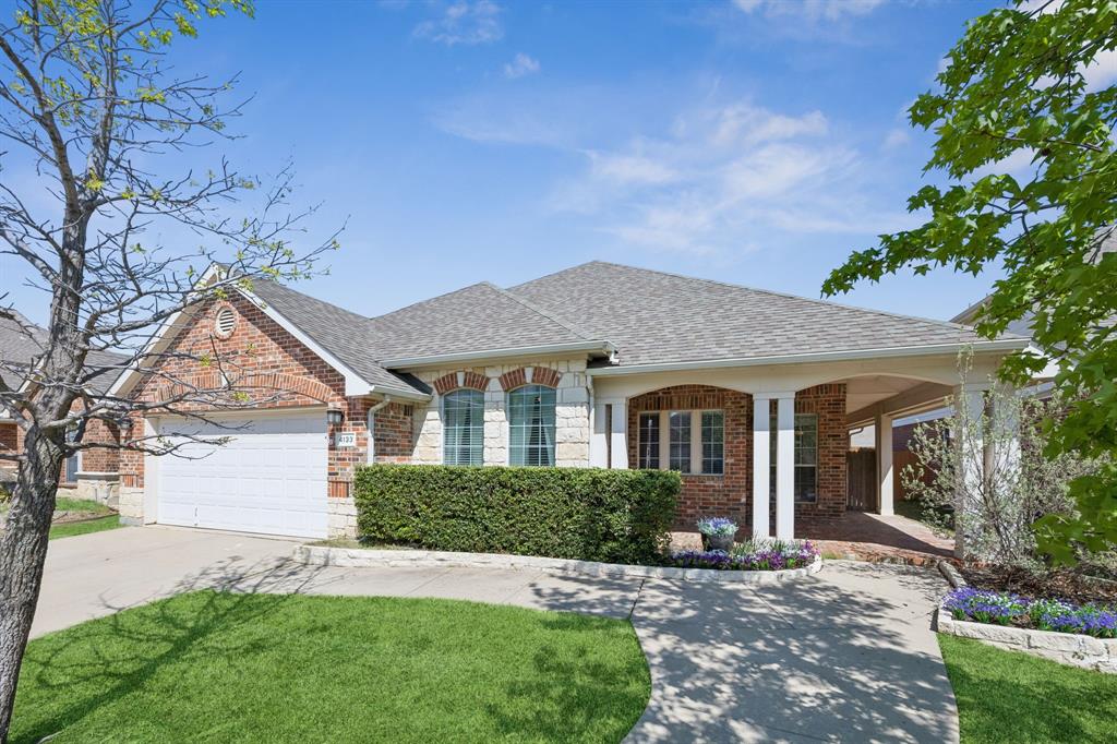 Located in the Crawford Farms community of Fort Worth Texas in Tarrant County & zoned to Keller ISD, this 3 bedroom, 2 bathroom home offers approximately 2,094 square feet of single story living near Interstate 35W & Golden Triangle Boulevard. The location provides convenient access toward Alliance, Keller & North Fort Worth, while remaining close to Alliance Town Center, Presidio, Texas Health Harris Methodist Hospital & Medical City Alliance. Buyers exploring homes in Crawford Farms in Fort Worth Texas may appreciate the neighborhood setting along with community amenities including a pool, playground, jogging trails & tennis courts. If you are searching for 3 bedroom homes in Fort Worth Texas within Keller ISD, the floor plan offers open living, dining & kitchen spaces while maintaining flexibility for everyday living. The main living area features a gas fireplace, built-in cabinetry & abundant natural light. The kitchen includes granite countertops, gas cooktop, convection oven, pantry storage, kitchen island & generous cabinet space designed for functionality & entertaining. The primary suite provides a private retreat with an ensuite bath featuring dual sinks, garden tub, separate shower & walk-in closet. Recent updates include new carpet in two bedrooms, updated wood-look tile flooring in the primary suite completed in 2023 & a gas water heater replaced in 2025. Outdoor living includes a covered patio with lighting & ceiling fan, along with a fenced backyard with fence replacement completed in 2025. A standout feature is the custom detached office & workshop with electricity & air conditioning, providing flexible space for remote work, hobbies, fitness or storage. Storage & parking include a 2 car attached garage with attic storage. The home is served by Eagle Ridge Elem, Timberview MS & Timber Creek HS within Keller ISD. This property offers a strong combination of thoughtful updates & positioning within the Fort Worth Texas market near the Alliance corridor.