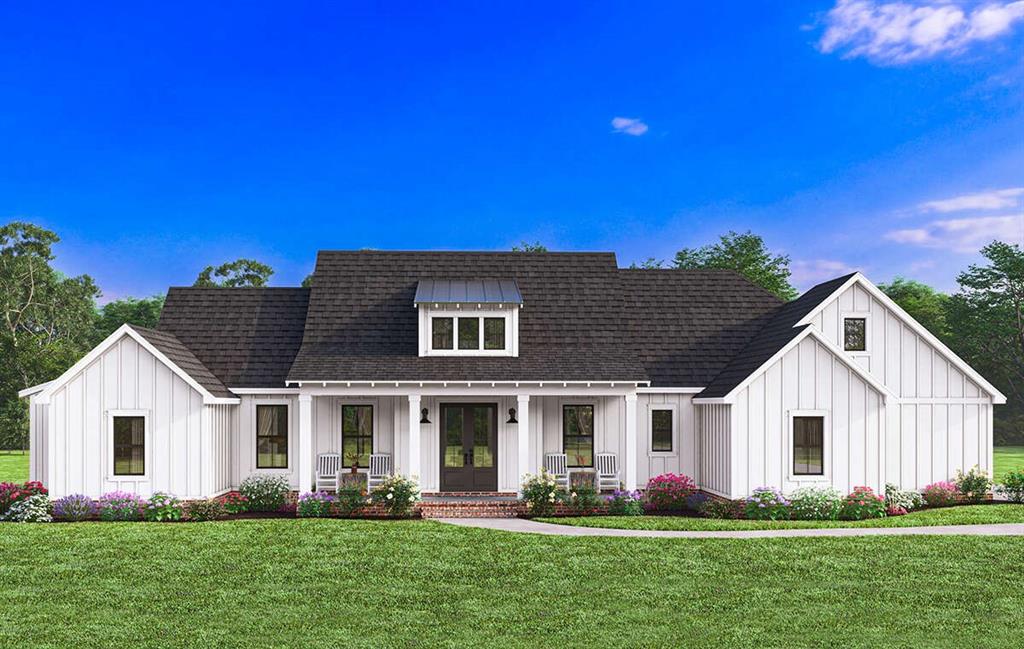 The proposed Linus plan features 3 bedrooms 2 full baths & a convenient half bath & 2 car garage. The heart of the home is the large kitchen island that seamlessly connects the kitchen to the living & dining areas, all drenched in natural light from ample windows. Custom painted cabinetry, stain grade available with quartz or granite countertops. Luxury vinyl plank floors in the common areas with carpet in the bedrooms & accent tile in baths & laundry. The master suite offers dual vanities, soaking tub, a walk-in shower, & a roomy closet that connects to the laundry room.  Two additional bedrooms are thoughtfully separated by a Jack-n-Jill bath & has walk in closets. Take advantage of NO PAYMENTS while you build with Zeal Home Builders! The Linas plan is fully equipped with all the features one would expect from a custom home, including split bedrooms, spacious porches, custom cabinetry & closets, Delta faucets, a concrete driveway, decorative mirrors, wall-mounted TV outlets, & hardline Ethernet ports. The builder has invested in high-quality details such as spray foam insulated walls & more. The two-car garage is thoughtfully designed with can lighting, a smart MyQ side-mount garage motor, & an auto-lock system for added security. Outside, expansive porches greet you, featuring solid cedar-stained columns that create an inviting first impression. This home offers the perfect blend of modern living & rural tranquility. With a wide range of options at your disposal, you can tailor it to suit your unique needs. Home was 3-phase inspected & a comes with 1-2-10 3rd Party Warranty for your peace of mind. Enjoy the freedom of NO CITY TAXES, NO HOA, and NO WATER BILL! Enjoy the peaceful country lifestyle just minutes from downtown Granbury Square and only a 15-minute drive to Lake Granbury Marina.  Photos & floor plan are concept & subject to change. Txt keyword ZHB23 to 88000 for customization details.
