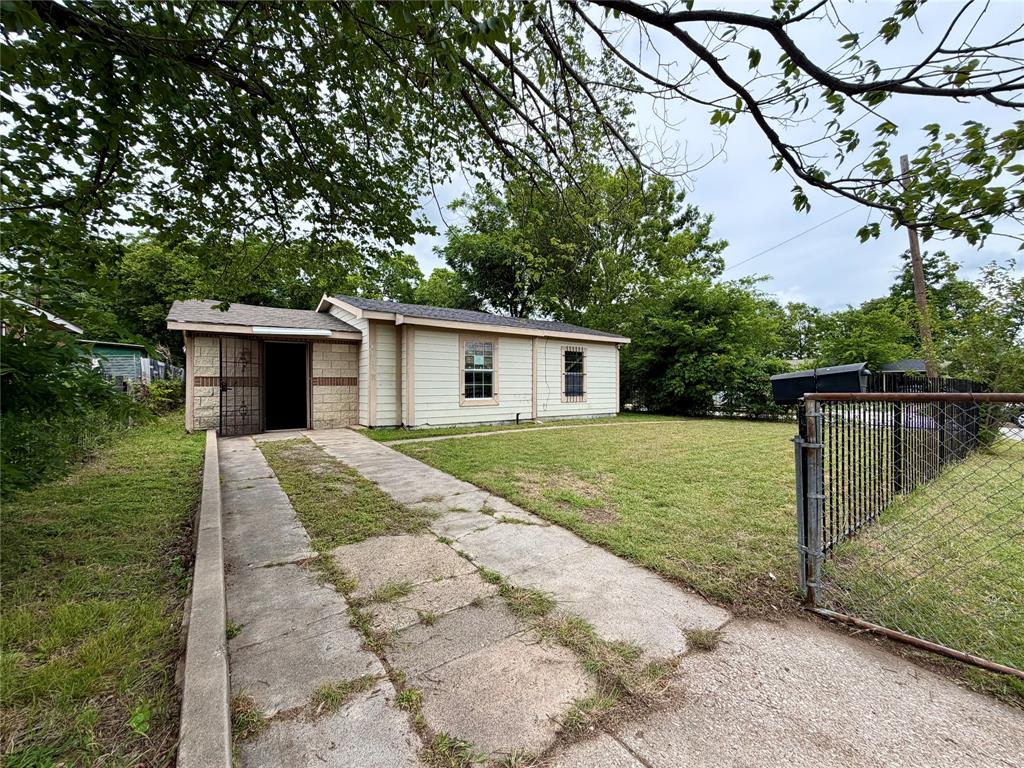 THE SELLER HAS RECEIVED MULTIPLE OFFERS. DEADLINE FOR HIGHEST AND BEST IS THURSDAY JUNE 11 AT 12PM. Great investment opportunity with outstanding potential! This spacious 3-bedroom, 2-bath home is ideally located and offers endless possibilities for investors or buyers looking to add value. Comparable homes in the area are selling for approximately $230,000 according to MLS. Features include a large backyard, oversized carport, recently installed fence section, inviting front patio, and a driveway for additional parking. Situated on a corner lot, the property offers added privacy and flexibility. Conveniently located near Highways 287, 820, and I-20, providing easy access to shopping, dining, and major employment centers. Selling AS-IS. Not repairs will be done. Let me know if your client needs help with a buy-repairs loan. I have a great lender for it! All offers must be accompanied by a proof of funds.