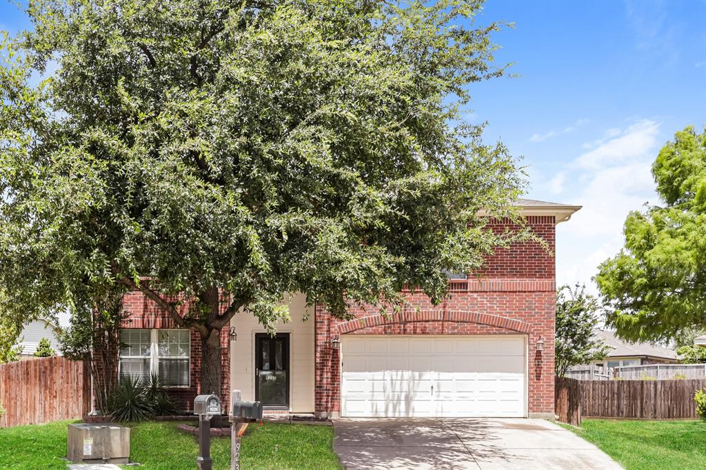 Welcome to this spacious two-story home located at the end of a cul-de-sac in Fort Worth, situated on a desirable pie-shaped lot offering extra yard space and privacy. This well-designed 4-bedroom, 2-bath residence spans approximately 2,708 square feet and features a thoughtful layout ideal for both everyday living and entertaining. At the entry, you’ll find a dedicated office space, perfect for working from home or a quiet study.

The kitchen is equipped with stainless steel appliances, a central island, and opens seamlessly to the living room, where a cozy fireplace serves as the focal point of the main living area. The primary suite is conveniently located on the first floor, providing comfort and privacy. Upstairs, you’ll find three additional bedrooms along with a large loft area that can function as a game room, media space, or second living area—offering flexibility for a variety of needs.

Out back, enjoy a covered patio overlooking a generously sized grass backyard, ideal for outdoor gatherings, play, or simply relaxing in your own private space. Don’t miss out on the opportunity to make this your home!