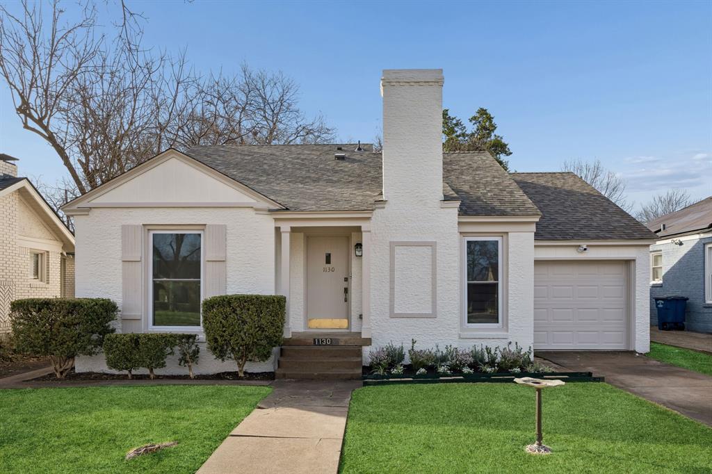 Completely reimagined in the heart of Elmwood, this stunning 3-bedroom, 3-full-bath home blends timeless character with thoughtful modern design. A welcoming formal living room anchored by a limestone fireplace sets the tone, while the expansive open-concept kitchen, dining, and living space showcases vaulted ceilings and beautifully preserved original wood paneling, creating warmth and architectural interest throughout. The chef’s kitchen is both elegant and functional, featuring custom cabinetry, honed granite countertops, and Bosch stainless steel appliances, all designed for everyday living and effortless entertaining. The spacious primary suite offers a peaceful retreat with a private ensuite bath and walk-in closet, while an additional guest bedroom and full bath on the main level provide flexibility for hosting and everyday functionality. Upstairs, a private third bedroom, full bath, and landing area create the perfect space for growing families, guests, or a quiet workspace. Step outside to a huge backyard designed for gathering and relaxation, complete with a deck, patio, and detached studio or office—ideal for working from home, creative pursuits, or a playroom. Beautifully renovated, thoughtfully designed, and ideally located in one of Oak Cliff’s most beloved neighborhoods, 1130 Pioneer Drive is the perfect balance of charm, space, and modern comfort.