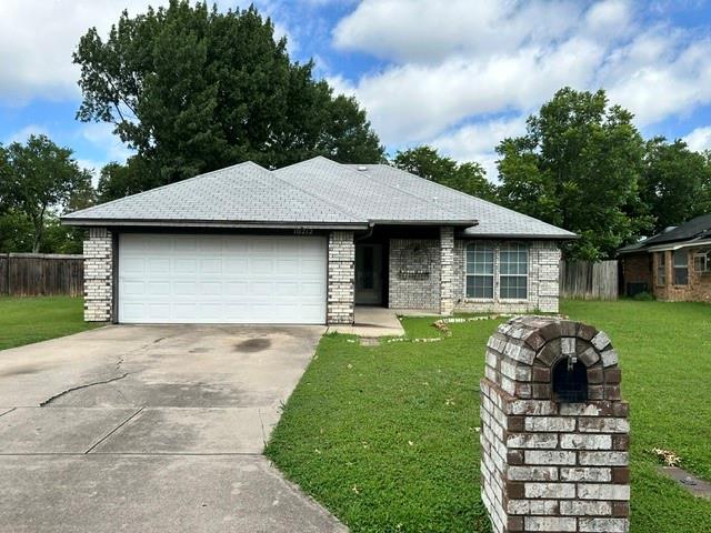 Tucked at the end of a quiet cul-de-sac, this charming 3-bedroom, 2-bath Fort Worth home offers comfort, convenience, and a spacious layout ideal for everyday living. With 1,444 sq ft of well-designed space and a 2-car attached garage, the home features a welcoming living area anchored by a wood-burning brick fireplace that adds warmth and character. The kitchen and dining spaces flow easily for both daily meals and entertaining, while the primary suite includes a walk-in closet for added storage and functionality. Flooring throughout includes a mix of carpet and vinyl, offering comfort and durability for busy households. Outside, the property features a large, grassy backyard with room to play, garden, or relax under the covered patio — perfect for enjoying quiet evenings or weekend gatherings. Located in the established Westpoint Addition, the home is part of White Settlement ISD, with Blue Haze Elementary, Tannahill Intermediate, Brewer Middle, and Brewer High nearby. Additional highlights include central heating and air, ceiling fans, and brick construction, offering long-term durability and low-maintenance living. This property has been previously used as a rental, is vacant, and ready for a new owner to make it their own.