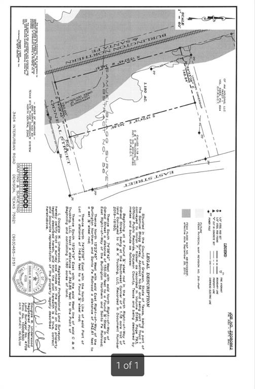 Prime commercial opportunity in the heart of Sherman. This listing includes 2 acres. Strategically located the Burlington Northern Santa Fe rail line, this site is ideal for business requiring logistics, warehouse, light industrial, or office space. Easy access to major roads, and situated in a growing commercial corridor.  Don't miss this rare opportunity to secure a versatile land in a high potential area. Buyer to verify all utility connections, easements, and zoning