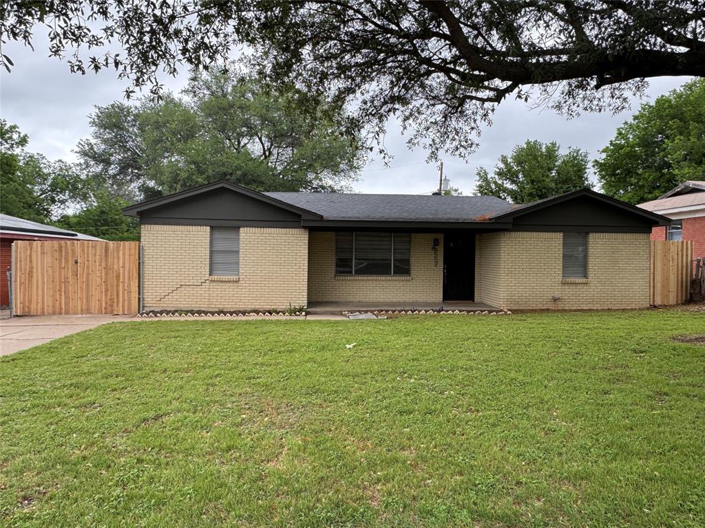 ***UPDATE - NEW 6 Foot Cedar Privacy Fence and Gate Installed.***Beautifully UPDATED.  Don't miss this one!!!  Enjoy life in this peaceful neighborhood in White Settlement near the White Settlement Park and Recreation area.  This home offers 3 Bedrooms and 2 FULL Baths.  There are 2 Generous Living Areas and an Open Kitchen and Dining area.  There is a 1 Car Rear Entry Garage with a large concrete area that serves as both the Driveway and Patio.  The large trees offer Tons of Shade in both the Front & Back Yard.  You will want to see this special home.  ***UPDATES INCLUDE INTERIOR & EXTERIOR PAINT, NEW FLOORING, UPDATED BATHROOMS, LIGHT FIXTURES AND MORE.  ELECTRICAL WORK HAS JUST BEEN COMPLETED AND NOW MEETS MIMINUM STANDARDS FOR THE CITY OF WHITE SETTLEMENT.***