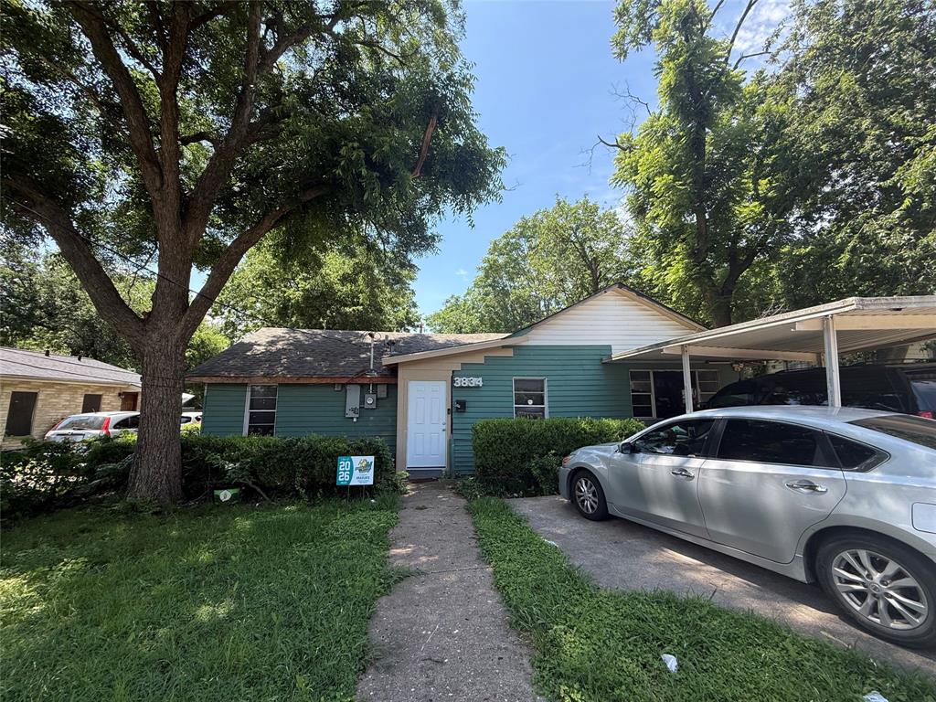 SOLD AS IS WHERE IS.  Tons of potential in this 3 bedroom 1 bath home with an open layout. Carport for parking and an additional building in the back that could be used as a rental or storage or a workshop.  Has electric connected already.  Large backyard with shed. Great location close to Bishop Arts and downtown Dallas.