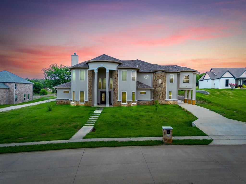 Welcome to The Sanctuary at Lake Ridge; a small, gated neighborhood of impressive homes. Bring your contractors or investors, this expansive home is incomplete 2019 construction, needing rehab and finish out. An opportunity to add your own design sensibility throughout the home. One acre lot. Four bedrooms, five full bathrooms, two half bathrooms in the main house, plus another bedroom and full bathroom in the attached in-law suite. Two wood burning fireplaces, plus additional electric style fireplace. Abundant natural light throughout. Open concept living and kitchen. Large Primary bedroom suite downstairs, three ensuite secondary bedrooms upstairs. Porte-cochere plus a 4-car garage. Attached in law suite has its own exterior entrance. Cedar Hill ISD. Just minutes from Joe Pool Lake, Tangle Ridge Golf Club, top-tier shopping, dining, and entertainment. Easy access to Downtown Dallas, DFW Airport, and Six Flags Arlington. Property being sold AS-IS. Seller financing is available for qualified buyers.
