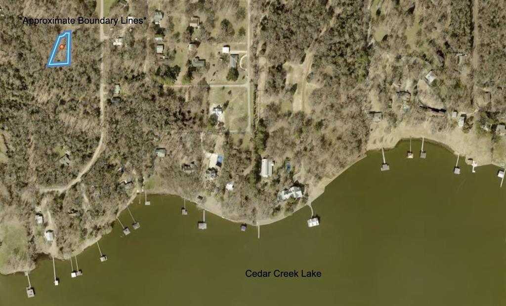 Treed lot located in the Christopher Ridge subdivision near Cedar Creek Lake. This pie-shaped lot offers minimal road frontage and widens toward the back—please refer to the plat map for exact dimensions. No survey is available. Seller financing available.Be sure to review the deed restrictions for additional property details and building requirements.All information is deemed reliable but should be independently verified by the buyer and buyer’s agent.