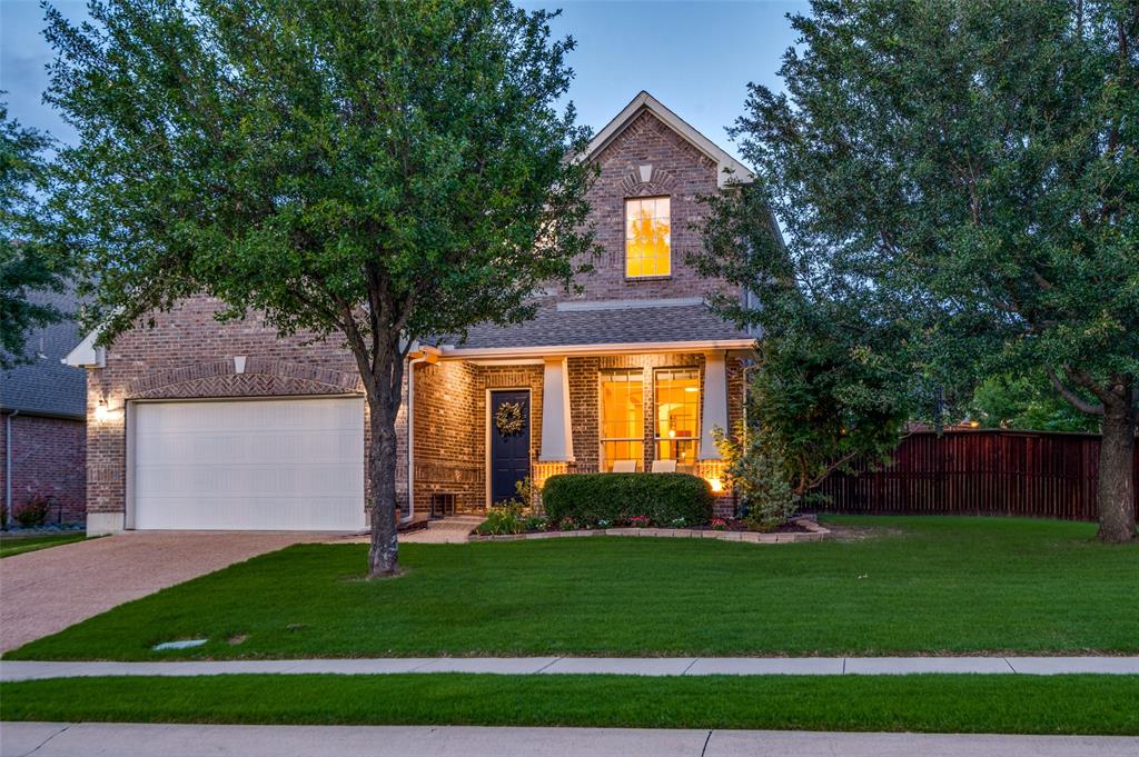 BACK ON MARKET due to buyer's personal circumstances. NO INSPECTION PERFORMED. Situated on an oversized corner lot in the desirable Cambridge community, this home offers spacious living, timeless architectural details, and an incredible backyard retreat with a sparkling pool, pergola-covered patio, fire pit, and a massive play yard. Extensive wood flooring, rounded corners, arched walkways, art niches, and wrought iron balusters add warmth and architectural character throughout. The front of the home features stacked formal living and dining areas that can function as traditional entertaining spaces or be easily adapted to suit today’s lifestyle needs, including office or flex space potential. The impressive family room showcases soaring ceilings and a dramatic wall of windows that frame views of the backyard. The chef-inspired kitchen is equipped with stainless steel appliances, a gas cooktop with range hood, abundant prep space, and a built-in planning station with wine storage. First-floor primary retreat offers ample space for a sitting area and a spacious ensuite with separate vanities, a makeup vanity, a walk-in shower, soaking tub, and generous closet space. Upstairs, a large game room is accompanied by three secondary bedrooms and two full bathrooms, providing plenty of room for family and guests. Prime location near US 380, US 75, and Hub 121 with easy access to nearby restaurants and everyday conveniences including Whole Foods, H E B, Sprouts, and Trader Joe’s.