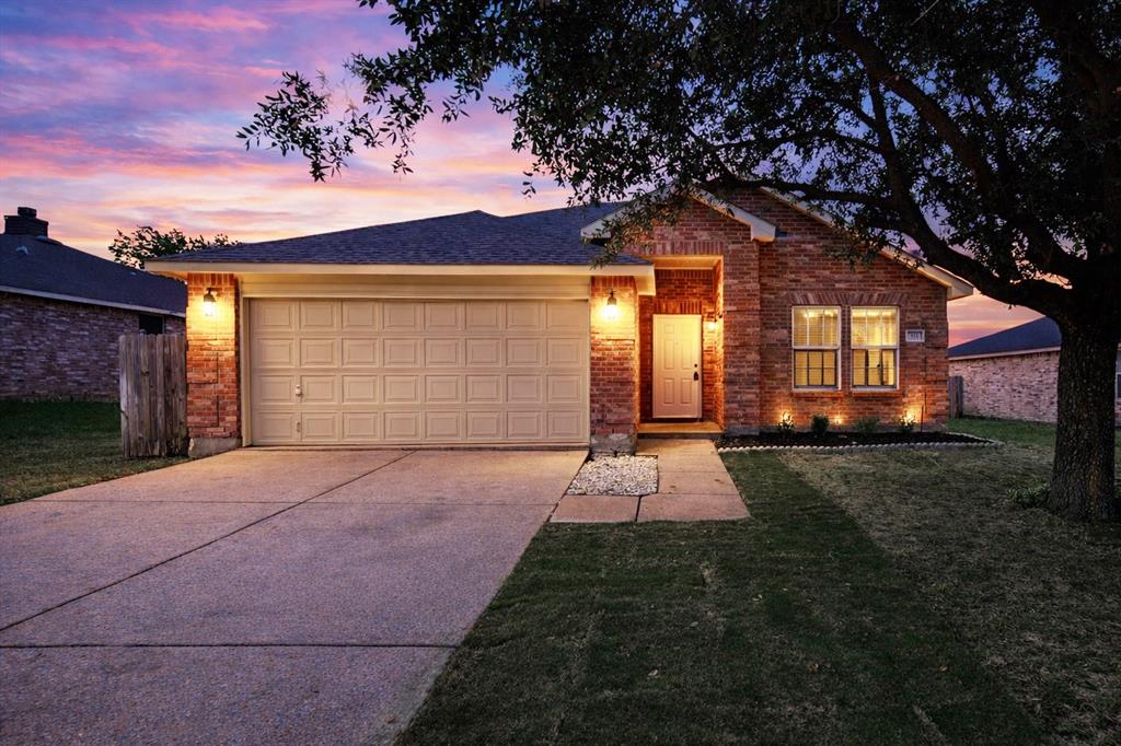 Charming 3-bedroom, 2-bath home with a 2-car garage conveniently located near schools, shopping, and downtown Royse City. This home features an open-concept layout with durable ceramic tile and laminate flooring throughout the main living areas.

The light-filled living room offers a cozy wood-burning fireplace and flows seamlessly into the kitchen, which is equipped with ample cabinet space, a dishwasher, disposal, and range—perfect for everyday living.

All bedrooms include walk-in closets, while the primary suite features dual sinks and a separate shower for added comfort. Additional highlights include a full-size utility room, ceiling fans, and a spacious fenced backyard—ideal for relaxing or entertaining.