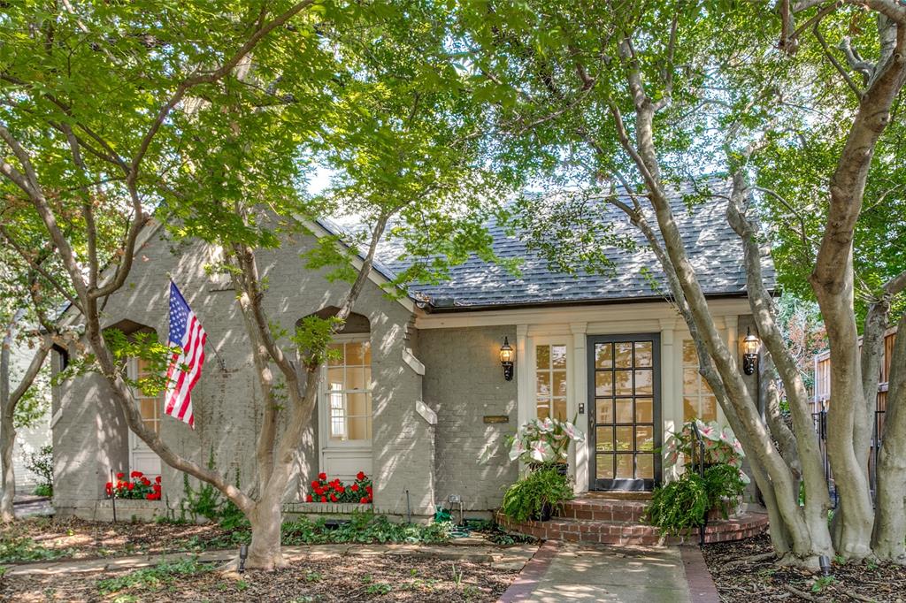 Great opportunity to Live In, Remodel or Build on a prestigious tree-lined street in the highly sought-after Highland Park. With 2,916 square feet, this two story expanded tudor has 4-bedrooms & 3.5 baths. A spacious light-filled living room with a fireplace leads into the formal dining room. The kitchen features granite counters and stainless-steel appliances. Adjacent to the kitchen, the generous family room boasts a wall of built-in bookcases, a wet bar, and a second fireplace. French doors open to an inviting outdoor space with a pool, deck and pool house complete with a half bath. The main level includes a spacious primary bedroom and a guest bedroom. Upstairs, two additional bedrooms share a full bath. This home is conveniently located near Armstrong, HPMS, Dallas Country Club, Highland Park Village and Snider Plaza - offering a prime location for enjoying the best of Highland Park living.