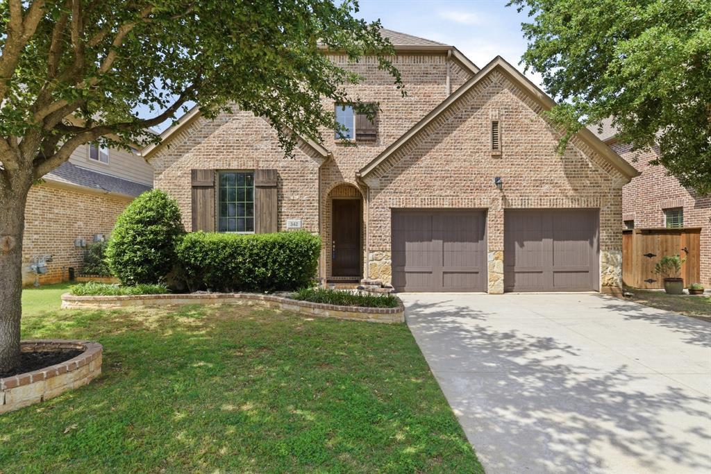 $10,000 Flooring Allowance! Welcome to 342 Park Hill, a beautiful 4-bedroom, 4-bathroom home designed for comfortable, low-maintenance living.  Inside, you’ll find so many special features including Hunter Douglas window coverings throughout, adding elegance and privacy to every room. The home is equipped with surround sound systems in the backyard, living room, and media room, creating an immersive experience whether you’re entertaining or relaxing. The media room is a standout feature, complete with a large projector screen and comfortable chairs, perfect for movie night. The spacious master suite is a true retreat, featuring dual sinks and vanities, a garden tub for relaxing baths, and convenient access to the utility room. Each additional bedroom is generously sized, providing flexibility.  You'll also have private office or library with beautiful bookcases.  The kitchen is a chef’s dream, boasting granite countertops, stainless steel appliances, a gas grill, breakfast bar, and a large walk-in pantry for ample storage. The extended backyard patio offers plenty of space for outdoor entertaining, barbecues, or quiet mornings enjoying the fresh air. With recent interior paint this wonderful home combines style, functionality, and comfort, making it an ideal place to create lasting memories. Close to DFW International Airport, tons of shopping and restaurants - including Glade Parks, Downtown Grapevine, and Southlake Town Square...and centrally located between Dallas and Fort Worth!  Ready for you to move in and enjoy, 342 Park Hill is a fantastic opportunity to embrace a low-maintenance lifestyle without sacrificing quality or space.