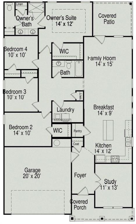 MLS# 21317044 - Built by Smith Douglas Homes - September 2026 completion ~ The Davenport II offers expansive single level living space with so much flexibility. When entering the front of the home you'll have the choice of a living room, study or dining room. The spacious kitchen opens up to the family room with a large kitchen island, perfect to gather round. If you don't need 4 bedrooms, you may choose to build the home with 3 and use the flex area for a hobby space.