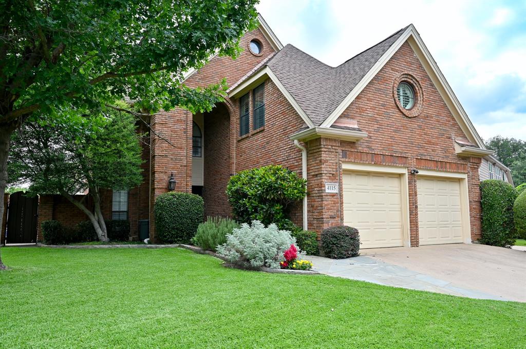 Originally the model home, this elegant two-story residence rests on an oversized lot and boasts a sparkling pool plus private back-gate access to an extensive walking-trail network. The main-level primary suite provides a peaceful retreat with its own private patio, while upstairs houses additional bedrooms—perfect for guests or a home office. Sunlit, open-concept living areas flow seamlessly for effortless entertaining, and every window and door is adorned with custom, high-end plantation shutters for timeless style and privacy. Impeccably maintained and ideally located, this home offers resort-like outdoor living and everyday convenience—truly a must-see.