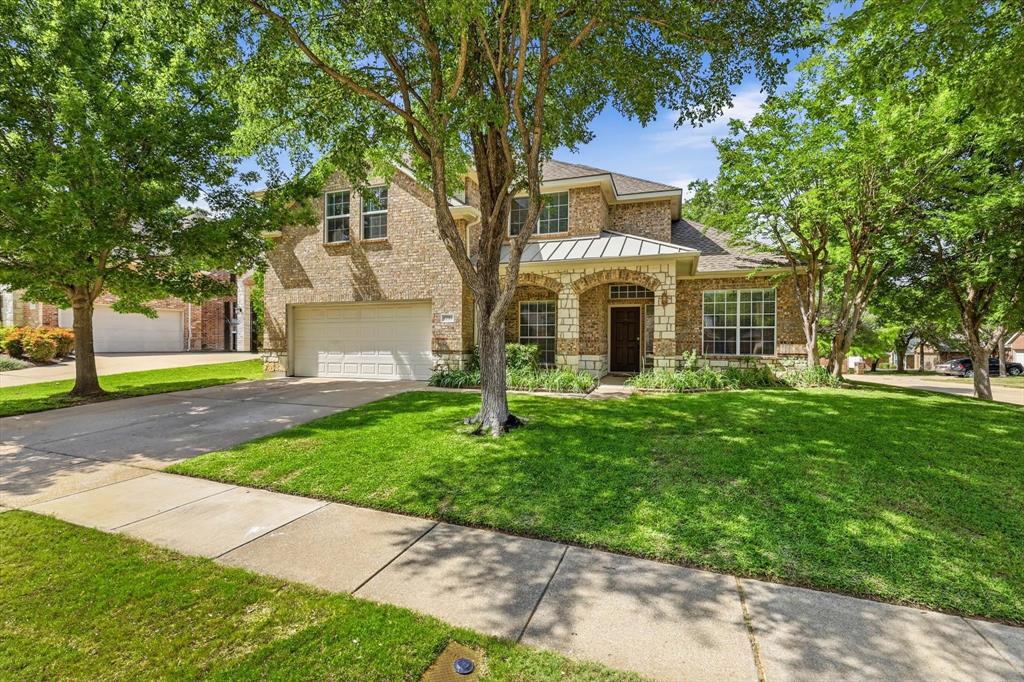 Welcome Home to this beautifully maintained four bedroom, three bath home on a desirable corner lot in The Villages of Woodland Springs. Designed with an open floor plan, this spacious home offers three separate Living Areas, providing plenty of room for entertaining, relaxing, or working from home. The Kitchen is a standout feature with a gas cooktop, granite countertops, center island and a breakfast bar that opens seamlessly to the main living space.  The downstairs bedroom can also function as an office or recreational space with a large closet under the stairs. Retire from the day to the private Primary Suite that offers dual sinks, garden tub and a large walk-in closet for a true retreat experience. Additional highlights include Radiant Barrier in attic, and a 3-car Tandem Garage with epoxy flooring and mini-split AC, ideal for a workshop, gym, or climate controlled storage. Step outside to enjoy the large Private Backyard with plenty of room to unwind or entertain.  Residents of this sought-after master planned community enjoy Exceptional Amenities including six Pools, Playgrounds, an Amenity center, Tennis and Pickleball Courts. Conveniently located just minutes from dining, shopping and entertainment, this home perfectly combines comfort, space and convenience.  Don't miss this one! Seller is offering $9k carpet allowance!