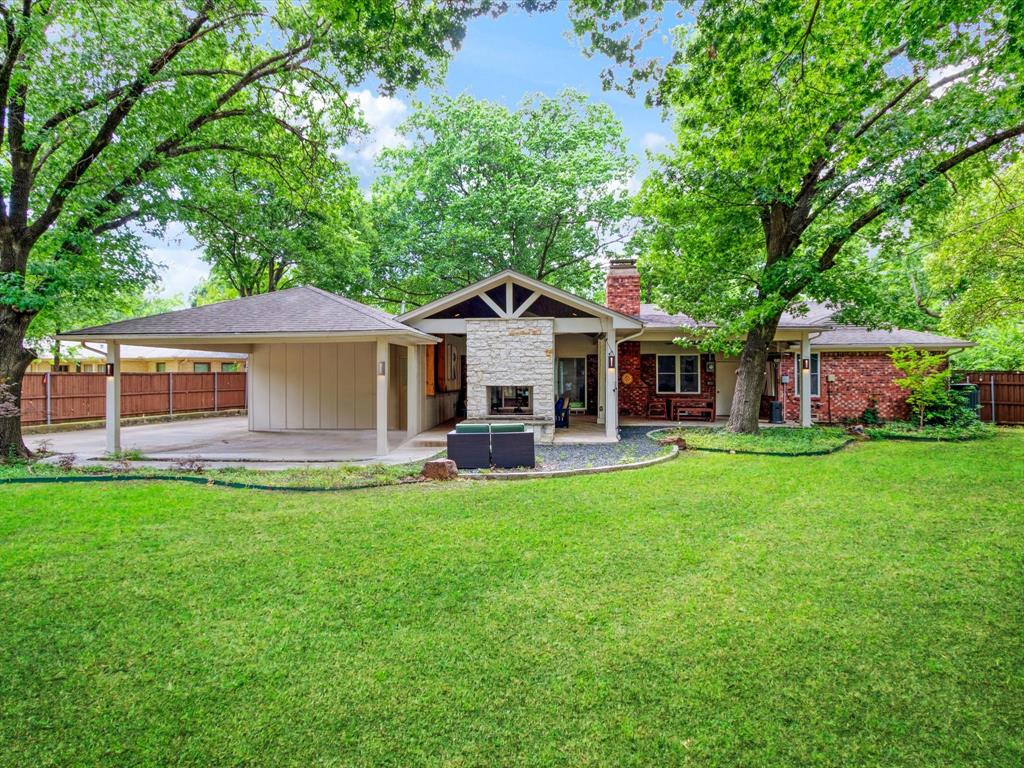 This is THE ONE! Walking distance to White Rock Lake.  4 bedrooms and 4 bathrooms all on a HUGE lot***Open House schedule: Sunday, July 5 from 2 pm - 4 pm*** From the minute you walk in, you instantly feel welcome to relax.  This open floorplan is ideal for all your gatherings.  This spacious ranch style home has 4 large bedrooms and 4 full bathrooms.  The large living room opens up to the dining and kitchen area.    Walk beyond the dining area and step into the ample outdoor living space with a see-through fireplace.  Heavy, weather-resistant outdoor shades allow you to enjoy the patio all year round.  When you're ready to come inside, take a look at all four bedrooms.  On one side of the house is a mud room, a massive laundry room with loads of storage space, and one grand primary suite with a large walk-in closet and a spa-like bathroom.  On the other side are three more big bedrooms, one of which was the original primary suite.  Perfect for multi-generational living and also ideal for the person who likes plenty of space.  There's also a detached structure that can be utilized as an office, a she-shed, a playroom, a guest room, a gym, and more.  Come see the home today, take a stroll through the tree-lined streets of the neighborhood, and discover one of the best kept secrets in East Dallas.
 
The buyer, buyer's agent, inspectors, trades, and appraiser are responsible for verifying the accuracy of all information including but not limited to school details, room and property measurements, lot size, taxes, and amenities.  Neither the seller nor the listing agent makes any warranties or representations regarding the accuracy of the information.  Surveillance devices are present.