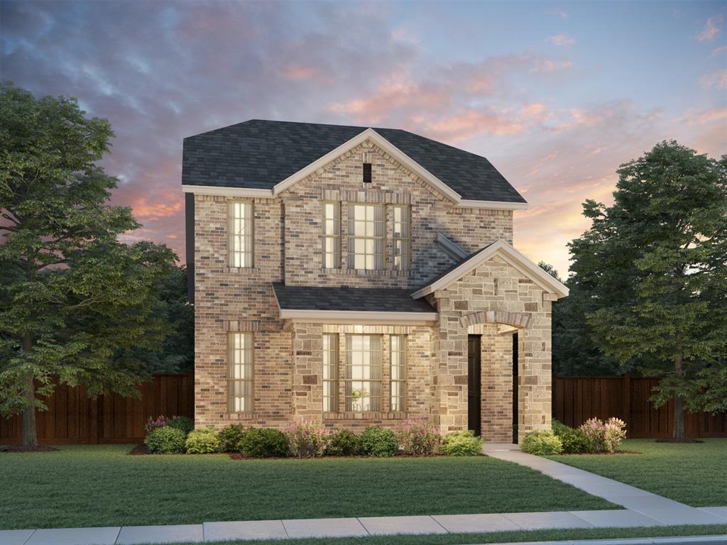 BRAND NEW energy - efficient home Jul 2026! Head upstairs to find a generously sized primary suite complete with ensuite bath and walk-in closet. White cabinets with veined white quartz countertops, light tan EVP flooring with light taupe carpet. New energy-efficient move-in ready homes in Dallas-Fort Worth include a washer, dryer, fridge, and whole home blinds, plus they can be closing-ready in 60 days or less–guaranteed. Enjoy a low maintenance lifestyle at Oak Ridge Park and experience amenities including a playground, greenspace, and trails, all with easy access to Corinth, Argyle, Flower Mound and Denton.