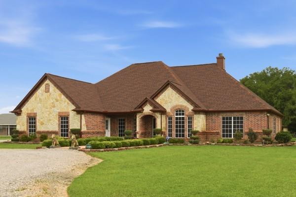 Back on the market buyers plan to move to Texas Changed. Thoughtfully designed for privacy and flexibility, this 4-bedroom, 2.5-bath home in Justin offers a split-bedroom layout ideal for multigenerational living, older children, guests, or work-from-home needs. The separate secondary bedroom wing creates privacy from the primary suite, while the dedicated office provides additional flexibility for remote work, homeschooling, or a hobby space.

The open living area features tile flooring, a wood-burning fireplace, and easy flow into the kitchen and dining spaces. The kitchen includes granite countertops, gas cooktop and oven, eat-in breakfast area, and separate dining room for additional entertaining space.

The private primary suite is positioned away from the secondary bedrooms and includes separate vanities, jetted tub, separate tiled shower, and large walk-in closet.

Situated on approximately 2.5 fenced acres with gated entry, the property offers mature trees, room for a pool, covered patio, separate pergola, and space to enjoy country living without HOA restrictions. Additional features include well water, whole-house water softener, and a 2-car garage.

Located within Northwest ISD with convenient access to Fort Worth, DFW International Airport, and Dallas, this well-maintained home offers the space, privacy, and flexibility many buyers are searching for.
