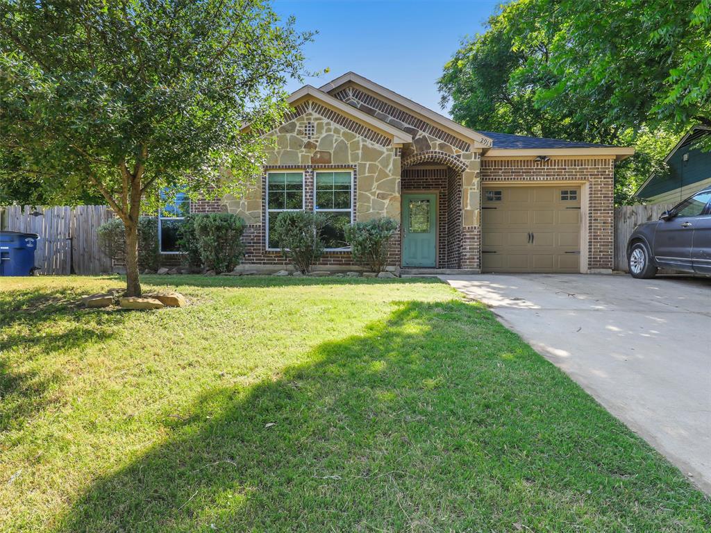 WOW! WALK TO ELEMENTARY AND MIDDLE SCHOOLS! Step into comfort and style in this stunning 4-bedroom, 2-bath home featuring a bright and open layout designed for modern living. From the moment you enter, you’ll love the soaring 10-foot ceilings, graceful arched doorways, and spacious living areas perfect for entertaining or relaxing with family. The beautifully appointed kitchen offers granite countertops, stainless steel appliances, a built-in microwave, and a large center island ideal for meal prep, casual dining, or gathering with friends. Enjoy outdoor living on the covered patio overlooking the oversized backyard with wood privacy fencing and plenty of room to play or entertain. Located in a terrific neighborhood with easy walking access to both the elementary and middle schools, this home truly has it all!