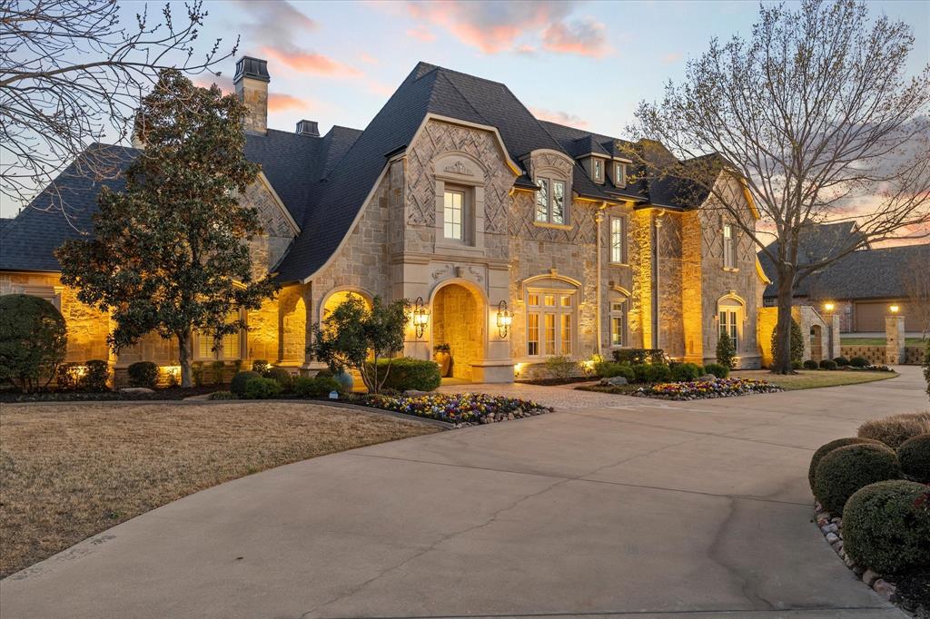 A true Masterpiece custom built by Perry Bowen Custom Homes & maintained to near perfection (seriously) This magnificent property will leave you wanting nothing. Perfectly placed on one spacious acre with lots of separation & privacy. The Stately Impressive drive up will immediately grab your attention & won't let go until you've experienced every room & space in this fabulous home. The primary is down with a private sitting area joined by a beautiful shared fireplace. The huge island kitchen overlooks the great room with a separate keeping room (FP), large casual dining area, a large downstairs GmRm plus a walk behind wet bar perfect for entertaining. Upstairs, Two of the Four bedrooms have their very own private living areas (TRUE SUITES) plus there is a private Media Room, Separate Living Area or GmRm (a perfect Sports Simulator Room) & access to the walk in Mechanical Room for easy access. The exterior offers a beautiful front covered veranda & a full outdoor living area with fireplace in addition to the outdoor dining area & covered grilling area. Additional Features in this Impressive Estate include Sonos 4 Zone Surround Sound with Speakers, Pickleball Court & Drip Irrigation. The list goes on & on...If this home checks your boxes, then you should be giddy with anticipation! It is a truly special (one of a kind) estate!