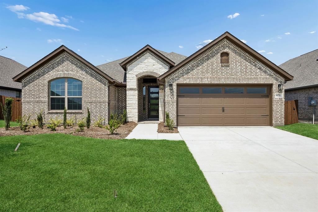 MLS# 21299619 - Built by Chesmar Homes - Ready Now! ~ The Raleigh floor plan offers 2,597 square feet of elegant single-story living with 4 bedrooms, 3 full bathrooms, a private study, and a 2-car garage. This open-concept design features a spacious family room that flows into the kitchen and dining area, ideal for entertaining and everyday living. The private primary suite includes a spa-inspired bath with a soaking tub, a walk-in shower, and a large walk-in closet. Enjoy seamless indoor-outdoor living with a covered patio and a sliding glass door. Flexible spaces add versatility and comfort to this luxury new construction home. Photos are Representative.