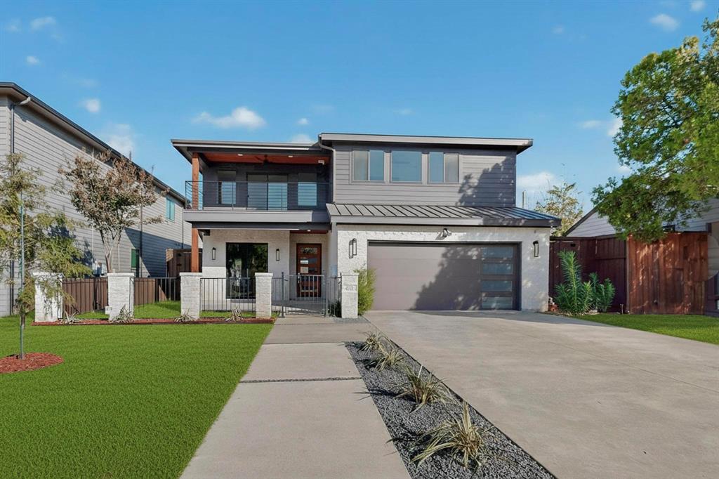 Welcome to this beautifully maintained two-story single-family home built in 2019, offering modern comfort, generous living spaces, and a highly desirable Dallas location. This 4-bedroom, 2 full bath, 2 half bath home features an open floor plan, high ceilings, and wood floors throughout the common areas, creating a bright and inviting atmosphere from the moment you walk in.
 
The spacious primary suite offers a retreat of its own, complete with a large ensuite bathroom featuring a dual-sink vanity, separate shower, and garden tub, plus an impressive walk-in closet with abundant shelving and storage. All secondary bedrooms also include walk-in closets for added convenience.
 
Upstairs, a large loft provides the perfect second living area, media space, or playroom. A second-floor balcony overlooks the front yard, offering a quiet spot to relax outdoors. The home also includes a dedicated laundry room with its own sink, adding to everyday functionality. The home includes a flexible fourth bedroom upstairs that can serve as a private office, guest room, or hobby space
 
Outside, enjoy a spacious backyard with plenty of room for entertaining, gardening, or future customization. This home is move-in ready and ideally situated—only 15 minutes from Downtown Dallas and 10 minutes from Dallas Love Field Airport, providing excellent access to shopping, dining, and major employment centers.
 
Modern, spacious, and thoughtfully designed, this property is a fantastic opportunity in a central Dallas location.