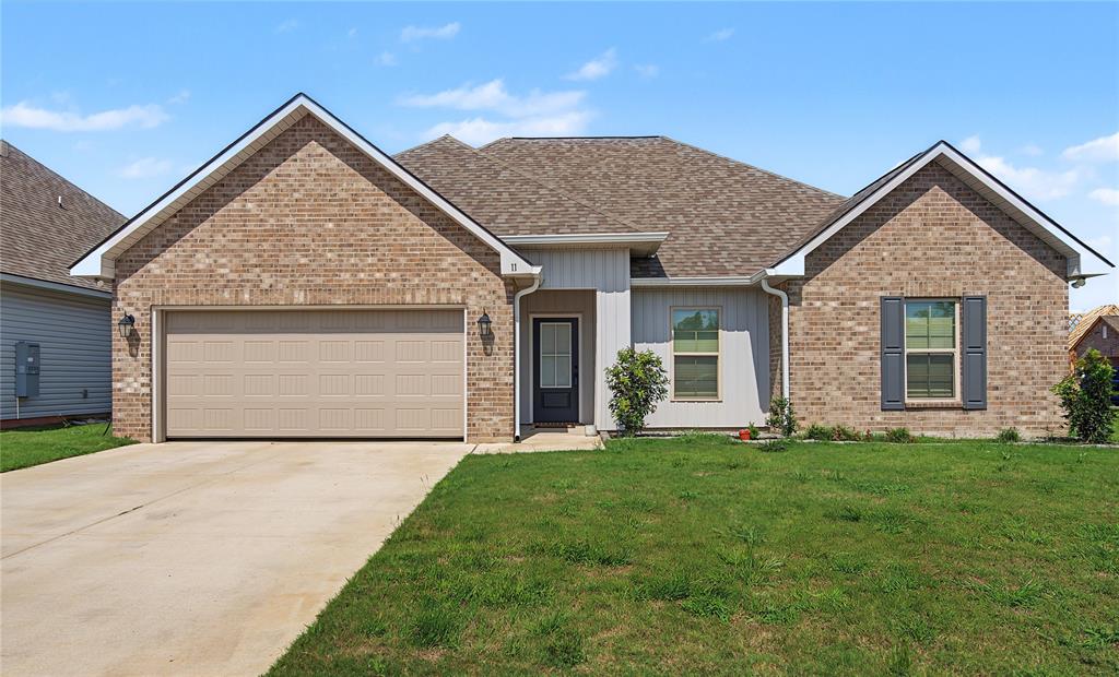 Why wait to build when you can move right into a like-new home?

Built in 2024 and meticulously maintained by its original owner, this 3-bedroom, 2-bath home offers the perfect combination of modern style, energy efficiency, and low-maintenance living in The Cove at Villaggio.

The open-concept floor plan creates a seamless flow between the living, dining, and kitchen areas, making everyday living and entertaining easy. The kitchen features granite countertops, abundant cabinetry, and a functional layout designed for both cooking and gathering.

The spacious primary suite offers a private retreat with an ensuite bath and walk-in closet, while two additional bedrooms provide flexibility for guests, a home office, or hobbies.

Built with today's buyer in mind, this home includes energy-efficient features such as Low-E windows, radiant barrier roof decking, a tankless gas water heater, smart thermostat, and architectural shingles.

Outside, you'll enjoy a covered patio and a manageable yard that allows more time for relaxing and less time on maintenance.

Located in North Bossier's growing Villaggio community, this home offers the opportunity to enjoy newer construction without the wait or uncertainty of building.

Move-in ready and waiting for its next owner.