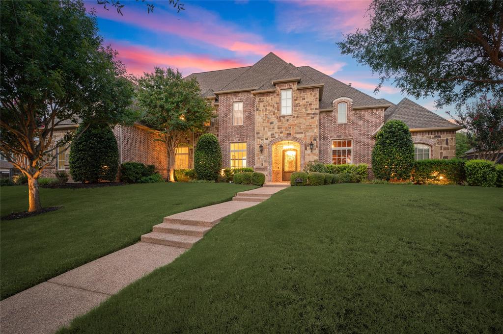 Beautifully updated custom home in desirable Estes Park! Apprx half-ac lot. E-facing bkyard with shady outdoor living w-fplc, salt pool & spa! This 5 BR plan offers 1st flr primary & guest suites for privacy. Hardwood flrs featured thru-out 1st level with a lovely transition to updated tile flrs in the kitchen-family rm. Impressive main foyer boasts a winding staircase flanked by formal areas offering wine-butlery area, fresh paint tones & gorgeous RH chandeliers. The handsome study is richly paneled & offers blt-in cabinets & desk. The center of the home is the updated kitchen featuring quart counters & newly designed waterfall island, Subzero, Wolf ovens & range. Wonderful flow into the family rm with beamed cathedral ceiling & stone fplc. The home theatre is conveniently located on main level & equip is included! 2nd level features wood flrs in the hallways leading to a big game rm with wetbar & adjoining tv nook, fitness rm & 3 BRs all w-en-suite baths & huge closets! 4 CAR garage!