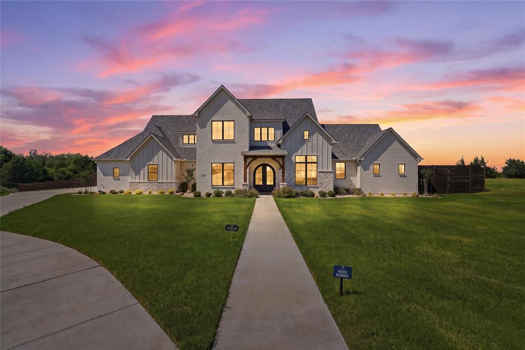 FREE 1-0 BUYDOWN WITH PREFERRED LENDER. Experience elevated living in Midlothian with this exceptional estate nestled on over an acre of beautifully manicured land. Designed with sophistication and comfort in mind, this luxury residence showcases soaring ceilings, designer finishes, and expansive open-concept living spaces filled with natural light. The gourmet kitchen is a true centerpiece, featuring premium appliances, custom cabinetry, and an oversized island perfect for entertaining. Retreat to the lavish primary suite complete with a spa-inspired bath and an impressive walk-in closet, while the private theater room brings the ultimate cinematic experience right to your doorstep. With spacious secondary bedrooms, seamless indoor-outdoor living, and refined details throughout, this stunning property offers the perfect blend of elegance, privacy, and upscale Texas living.