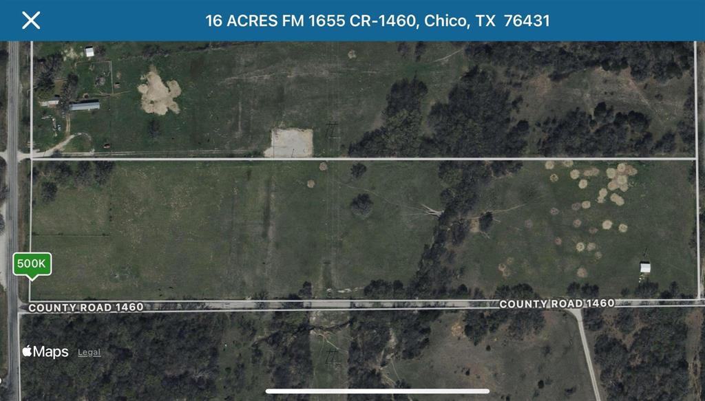 Prime Real Estate! 16+ acres of improved pasture with ample road frontage!  Fully fenced, water well on site with electricity.  Build ready or developmental use would be easily attainable with the vast road frontage along FM 1655 and CR 1460.  Approximately 2,500 feet of road frontage.  Currently running 5 head of cattle, property is in ag exempt status, spring running creek that has never gone dry to knowledge of family.  Secluded boundary lines with mature hardwoods, quiet county road with a lovers lane appeal.  Lots of wildlife, peaceful setting with limited visible surroundings. Easy access within minutes to the amenities of town.  Estate will look at any reasonable offers!