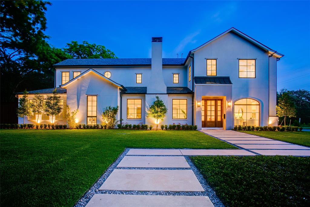 A home tells the story of who we are, why we are, where we came from, and what might be possible. Welcome to 5510 Lindenshire, a home as smart as it is beautiful, as sexy as it is sophisticated, and with an eye toward the dramatic, every feature and every finish are a theater for the eyes. A stunningly beautiful exterior gives you the decadent first taste, and upon entering the foyer, you’ll take a big juicy bite. White oak herringbone floors, silky marbles, gleaming golden hardware, and elegantly refined fixtures. An exquisite Thermador kitchen will impress the boldest of chefs, and the graceful archways that separate living from beamed hallway will delight your inner designer. The first level primary suite has the dreamiest bath and closet, while the four second level bedrooms are distinctly appointed. Every bath is unique, every tile tells another story, and like every good fantasy, you’ll feel a rush as you explore. Al fresco dining by the pool ends your perfect day. Bellissima!